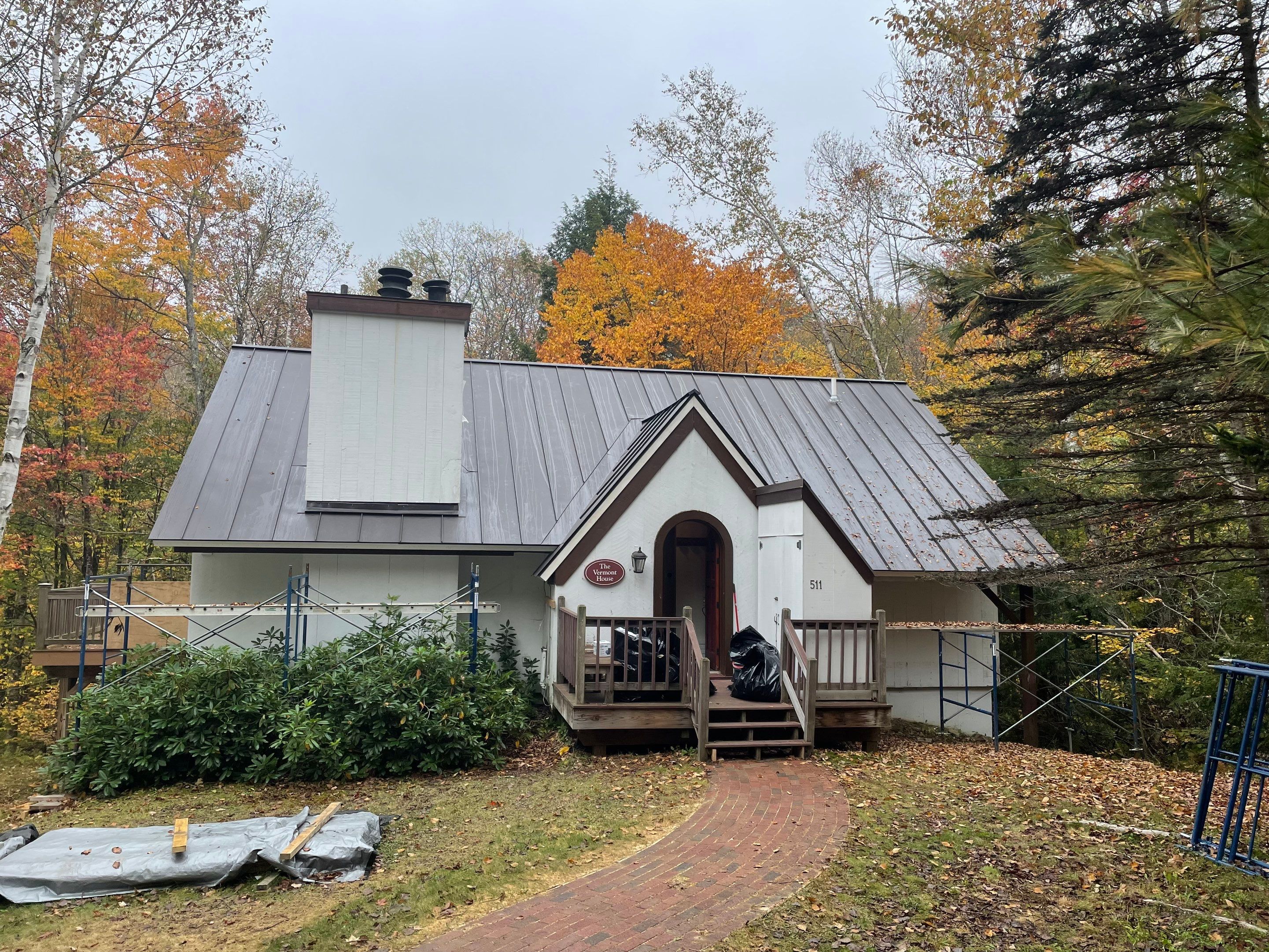 Residential Roofing Installation using Drexel Steel Standing Seam Metal Roofing by GT Donaghue Construction & Metal Roofing LLC