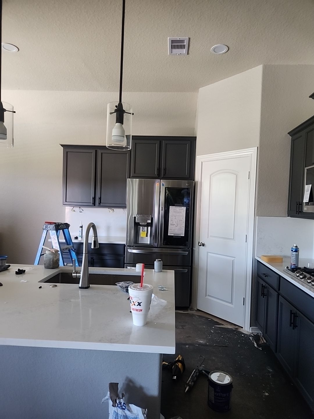 Kitchen Remodel and Outdoor Fireplace in Tomball, TX by SophAlx LLC