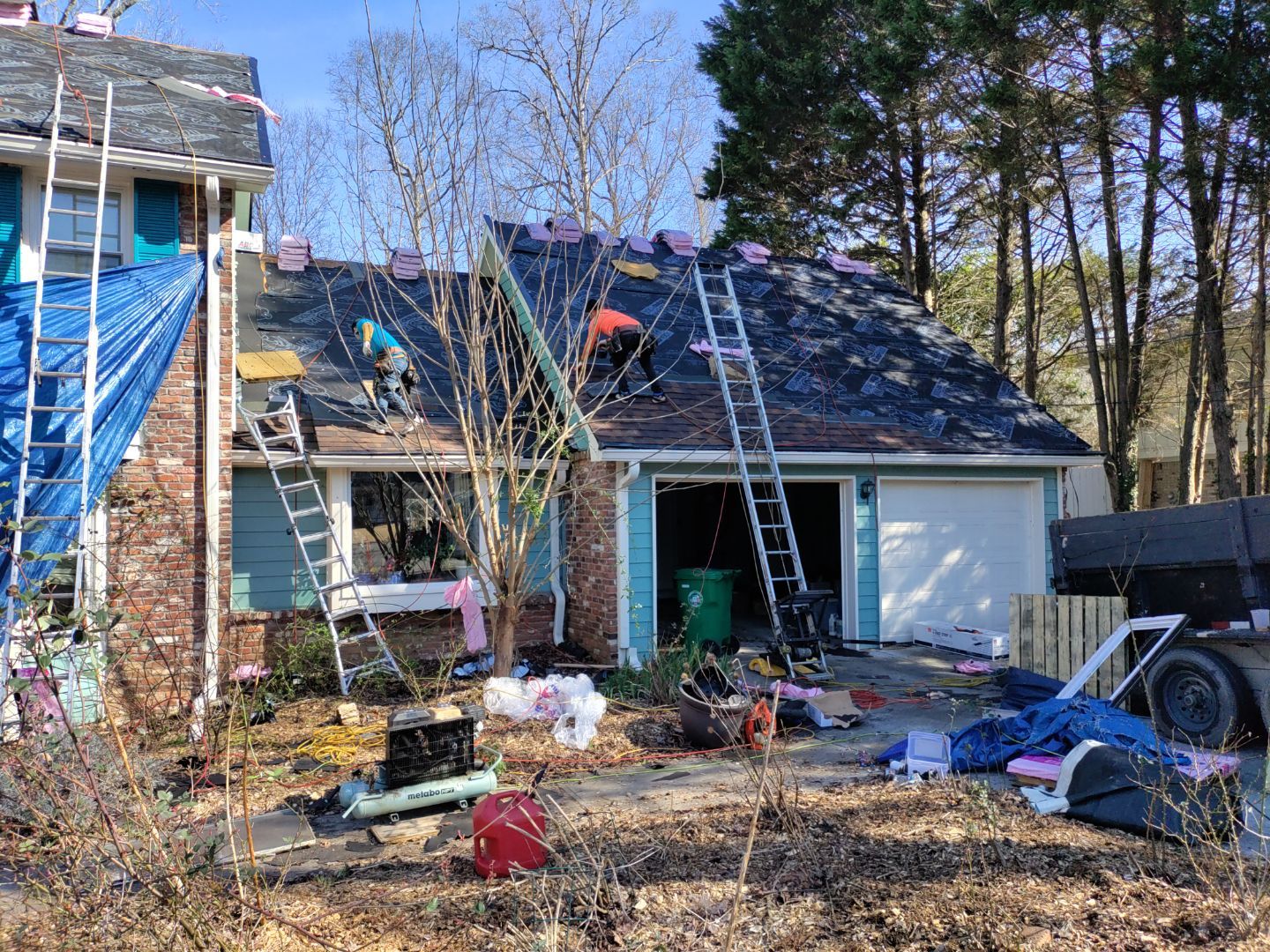 Residential Roofing Installation using Owens Corning by Inspector Roofing and Restoration