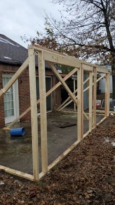 Tree Destroyed Patio Room
