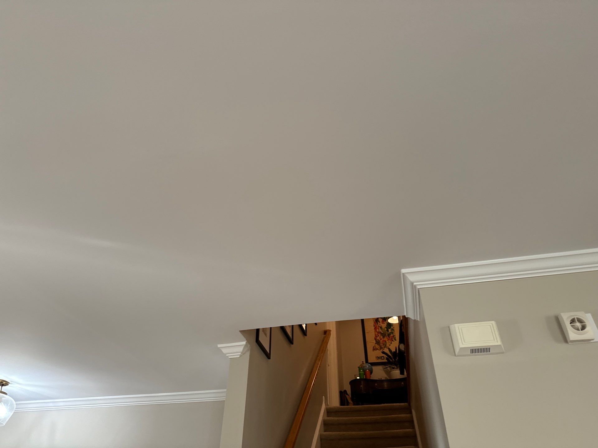Drywall damage repair and repaint by GonzalezPainters & Contractors Inc 
