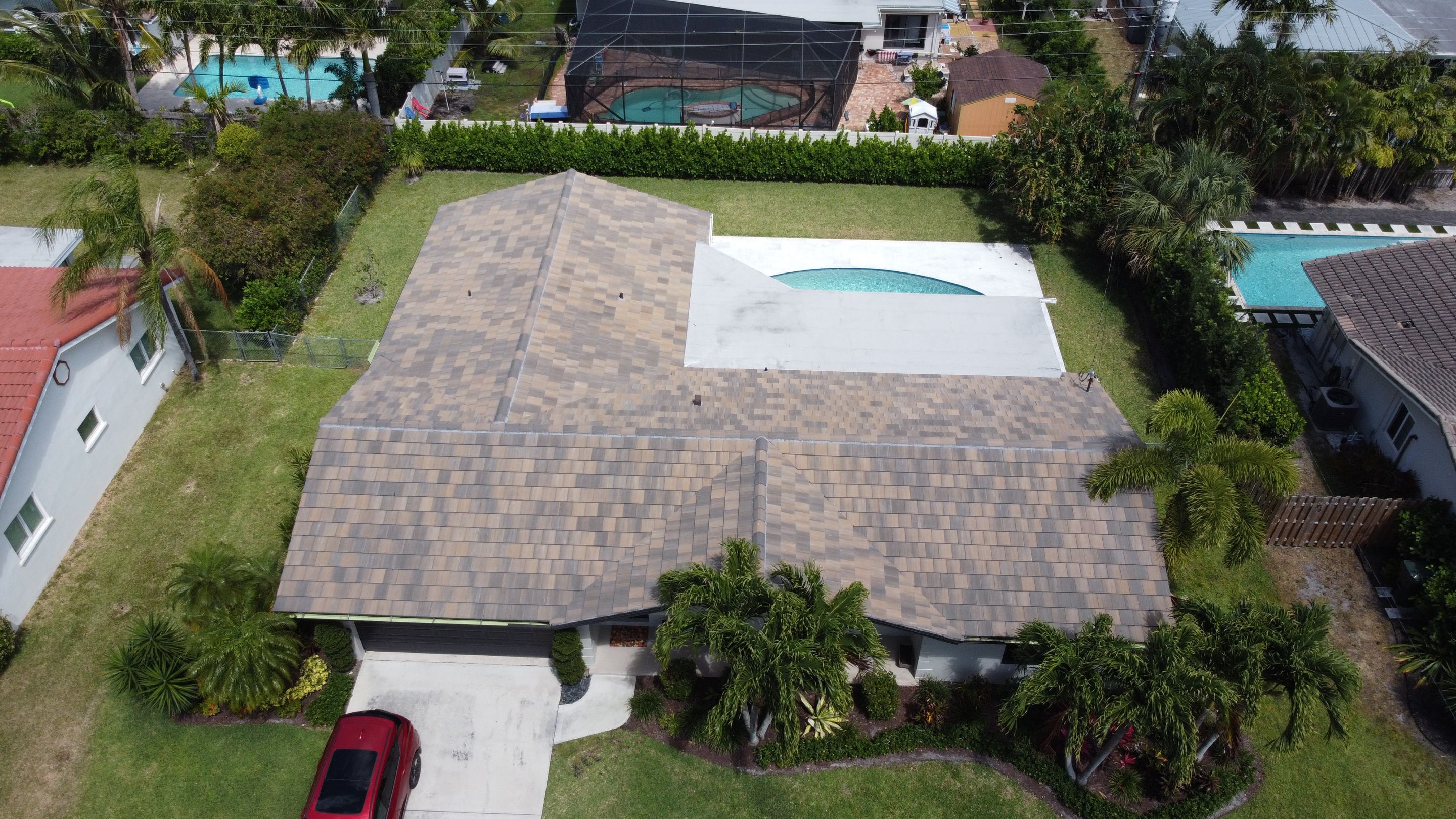 Residential Roofing Installation using Eagle Roofing Tile by BLUES BROTHERS ROOFING