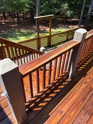Deck using Wood Sealant
