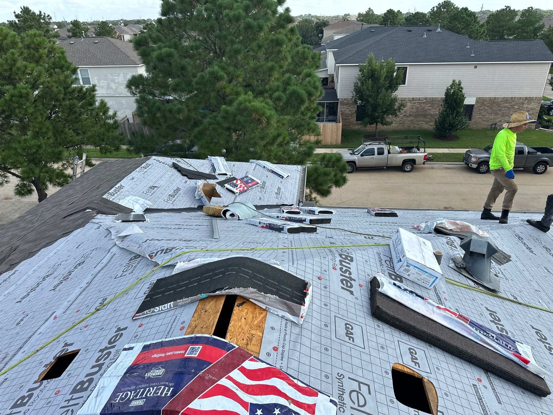 Project in Katy by Motion Roofing