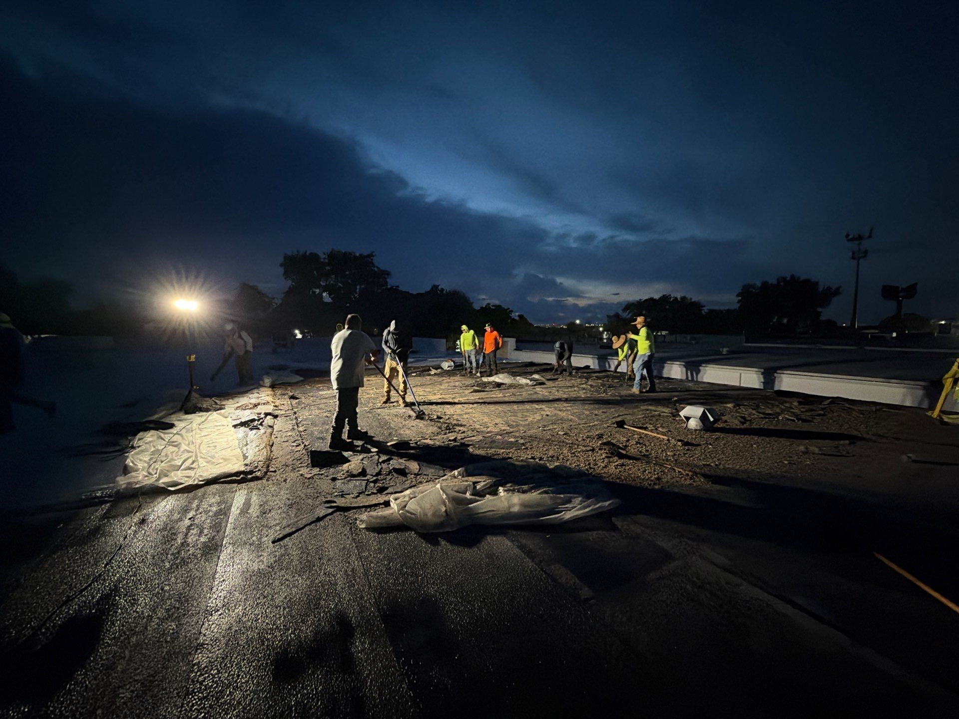 Fort Lauderdale Commercial Roof Restoration with Spray Foam and Silicone Coating by Roof King LLC