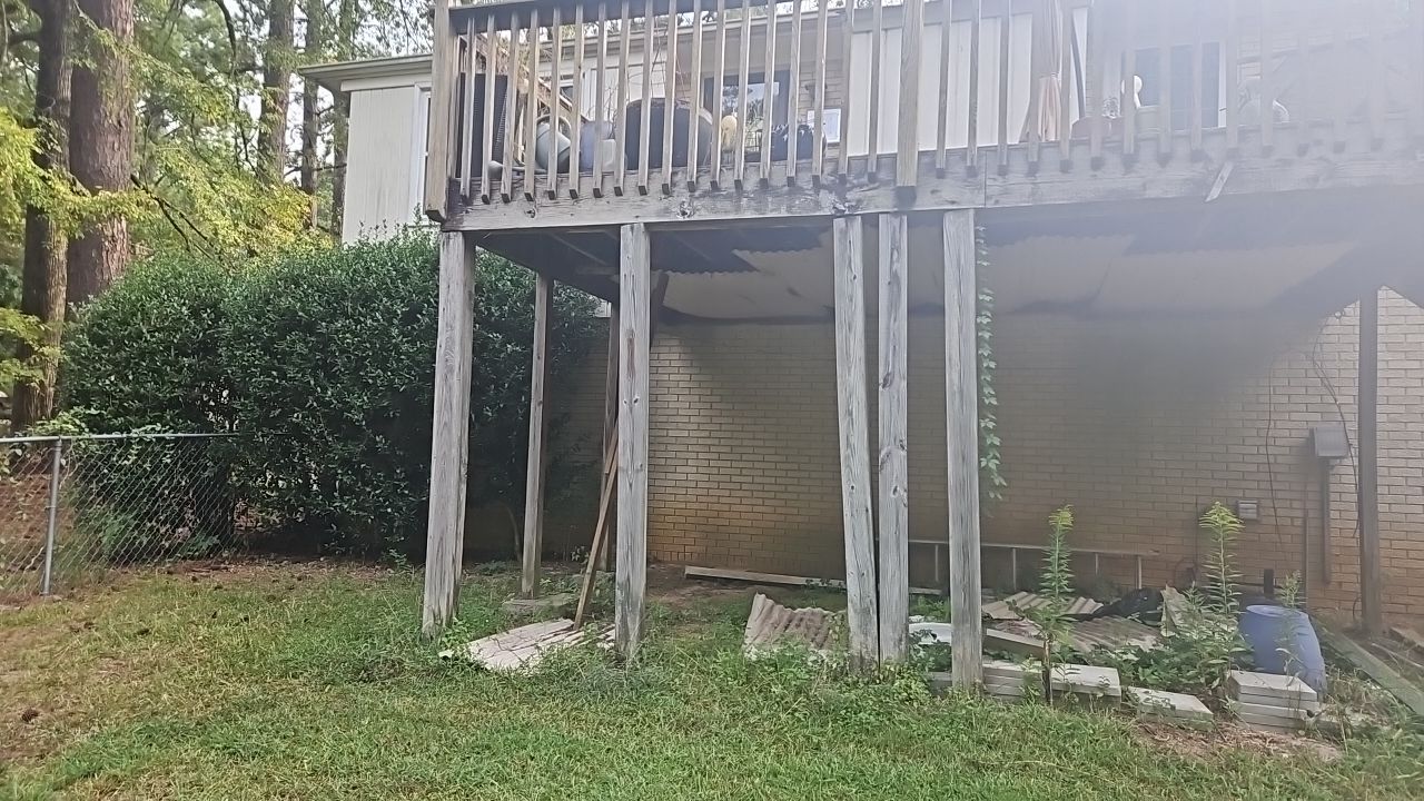 Split Rail Trail - Deck Installation  by Pillar and Pine