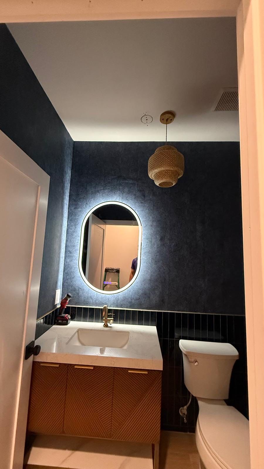 Master Bathroom, Main Floors & Powder Room - Delray Beach by Hevi Tile