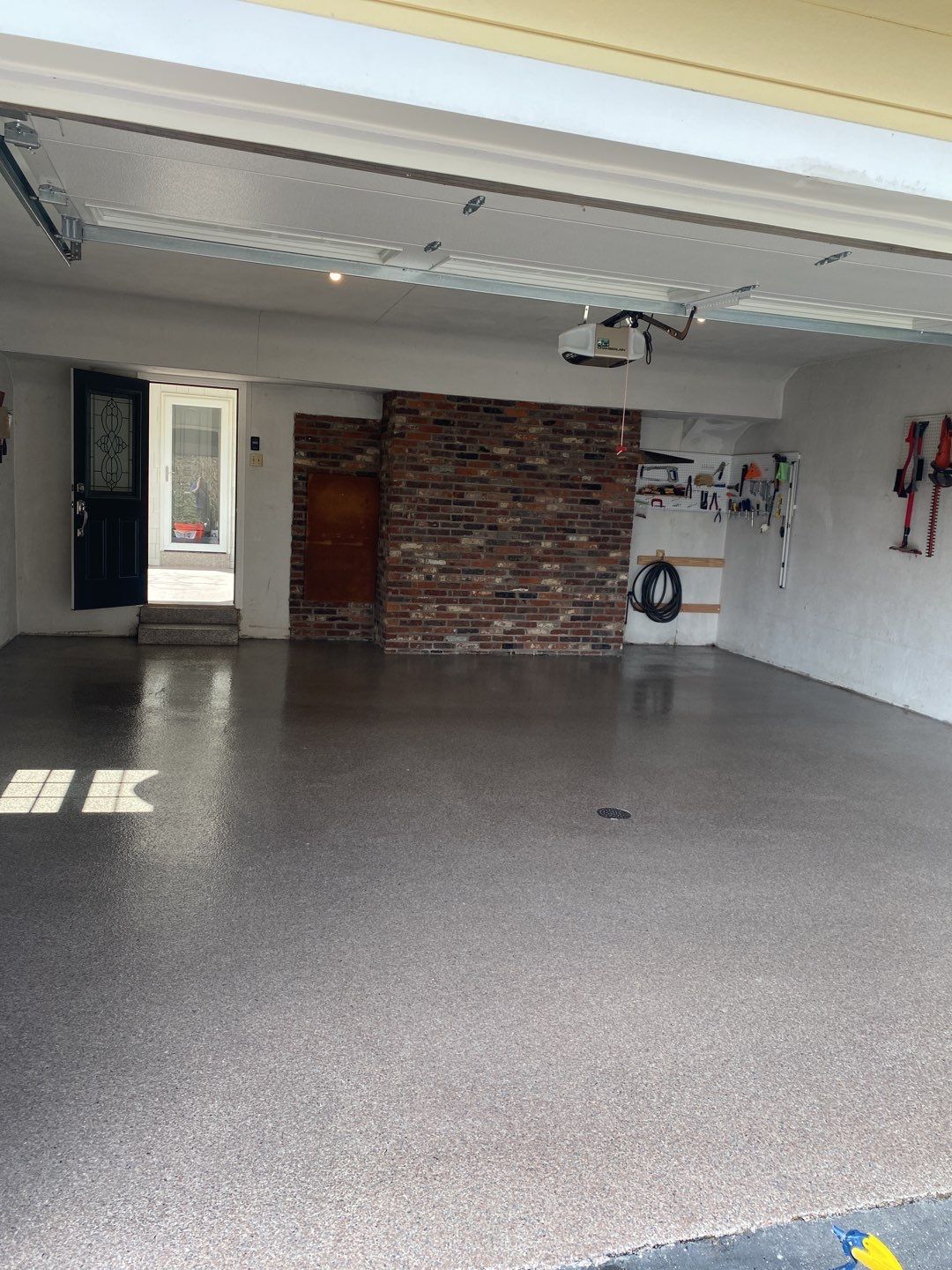 Large Patio + Garage Project in Pittsburgh by Floors in a Day, Inc