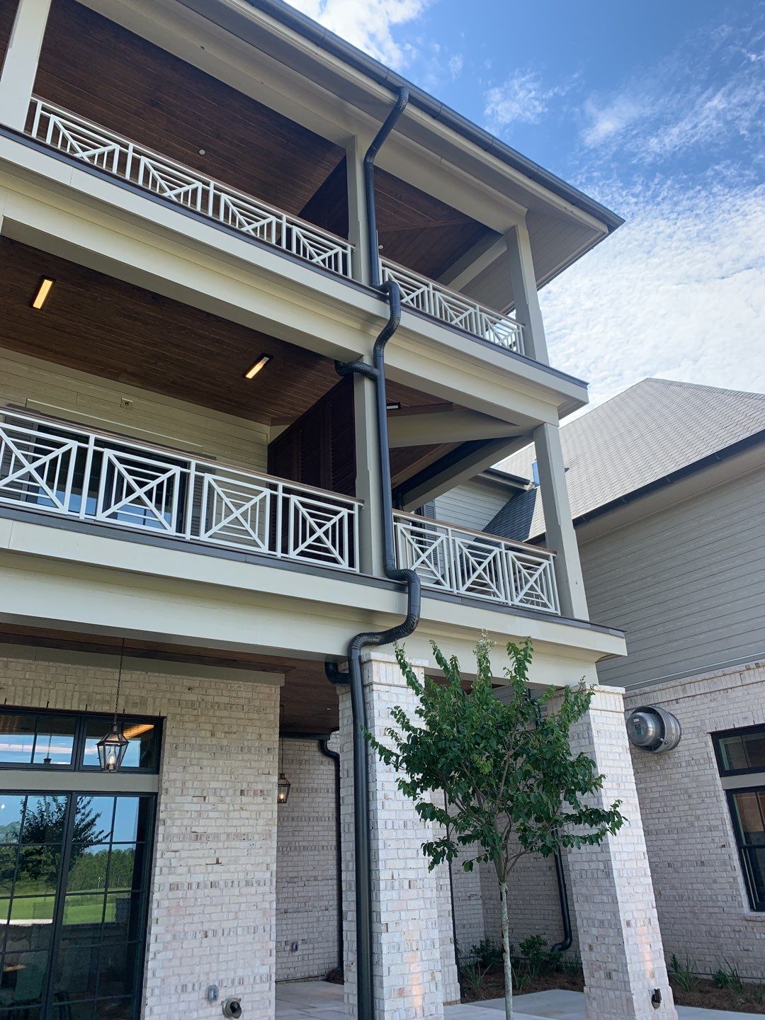 Half-Round Gutters for Coastal Homes in Panama City Beach FL by Gutter Professors