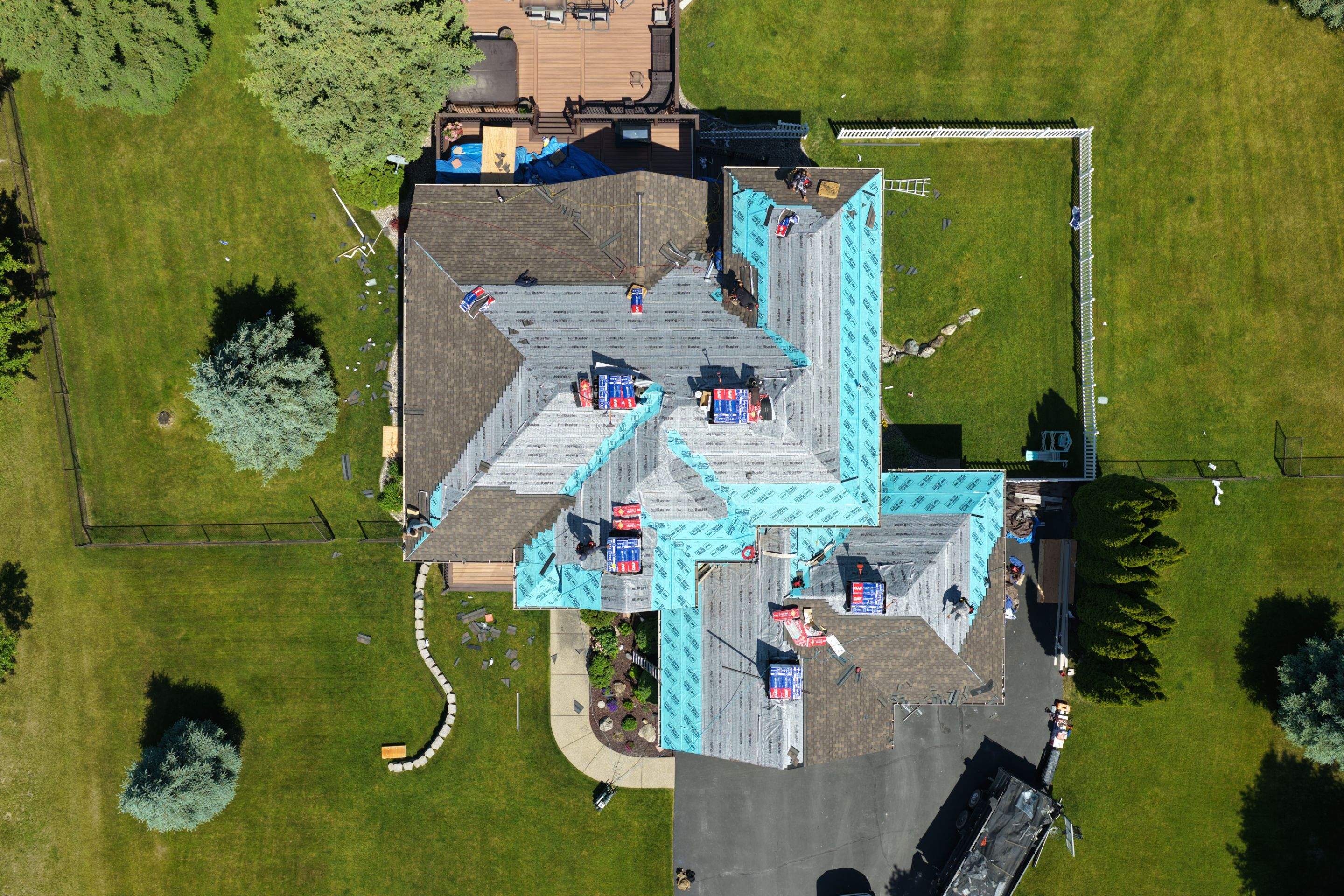 Roof Replacement using GAF Timberline HDZ - Chestnut Valley by Montana Roofing Solutions