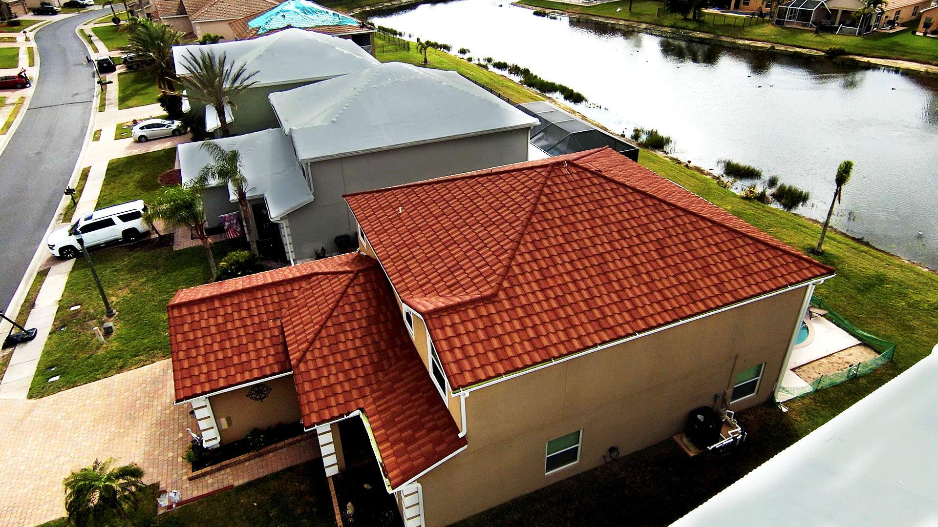 Residential Roofing Installation using Westlake (Boral) Stone Coated Steel by Four Peaks Roofing