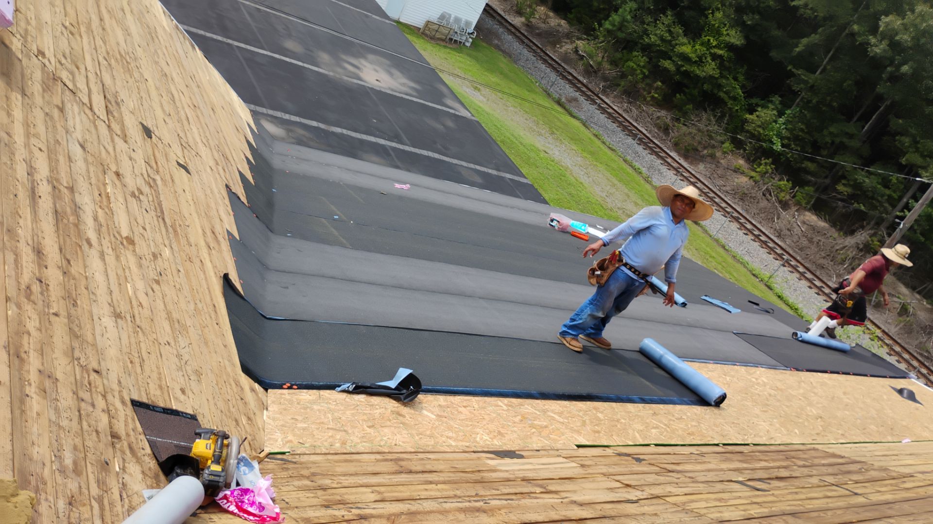Church roof by BROCK BUILDERS