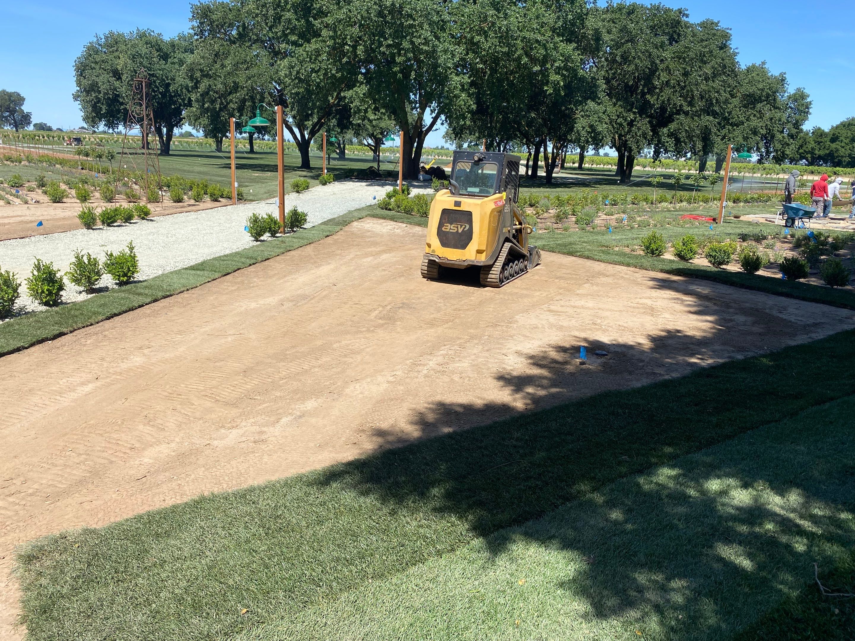 Project in Lodi by A - G Sod Farms