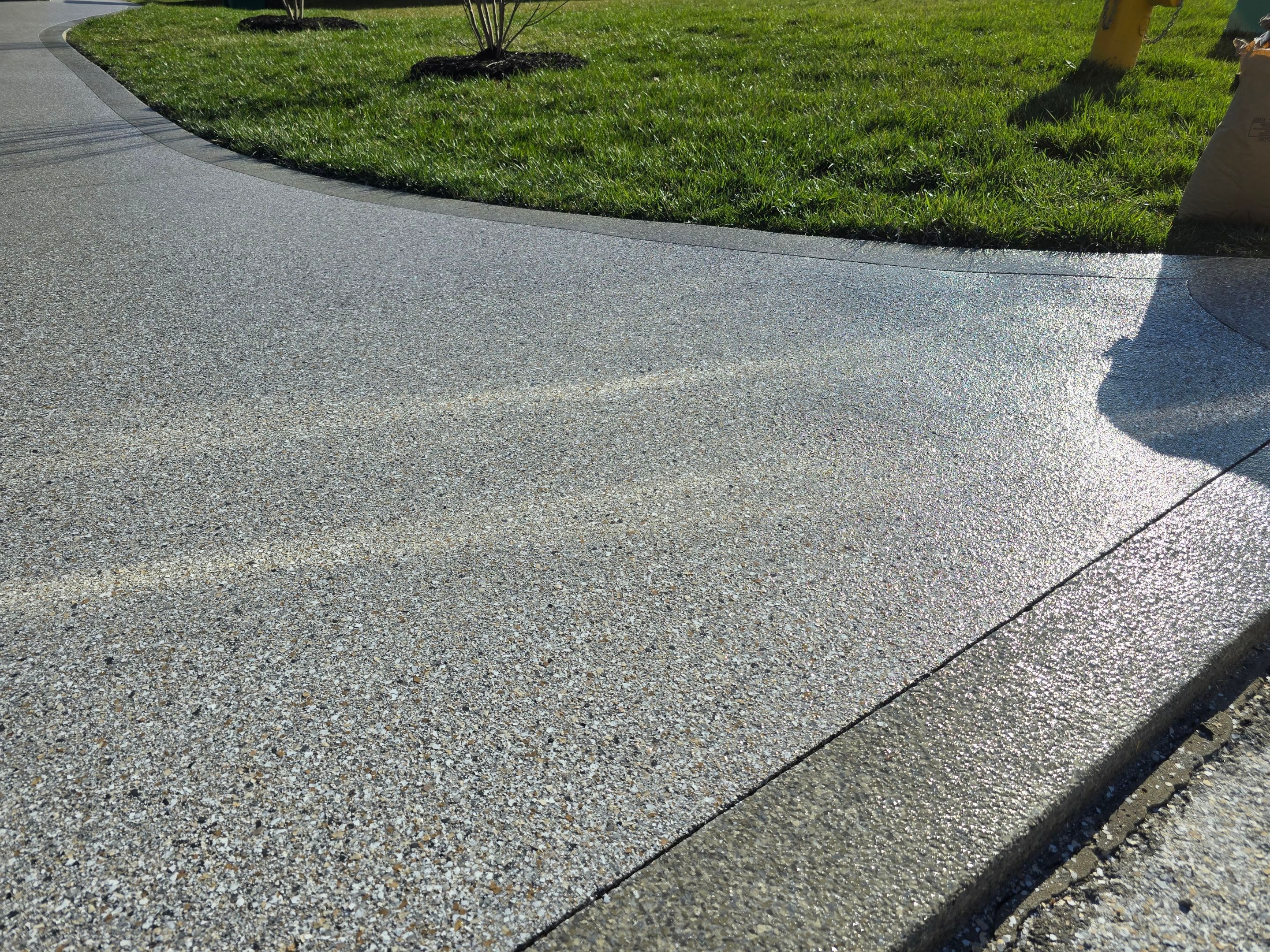 Driveway Using Claystone & Trail Mix Match by Elite Floor Solutions