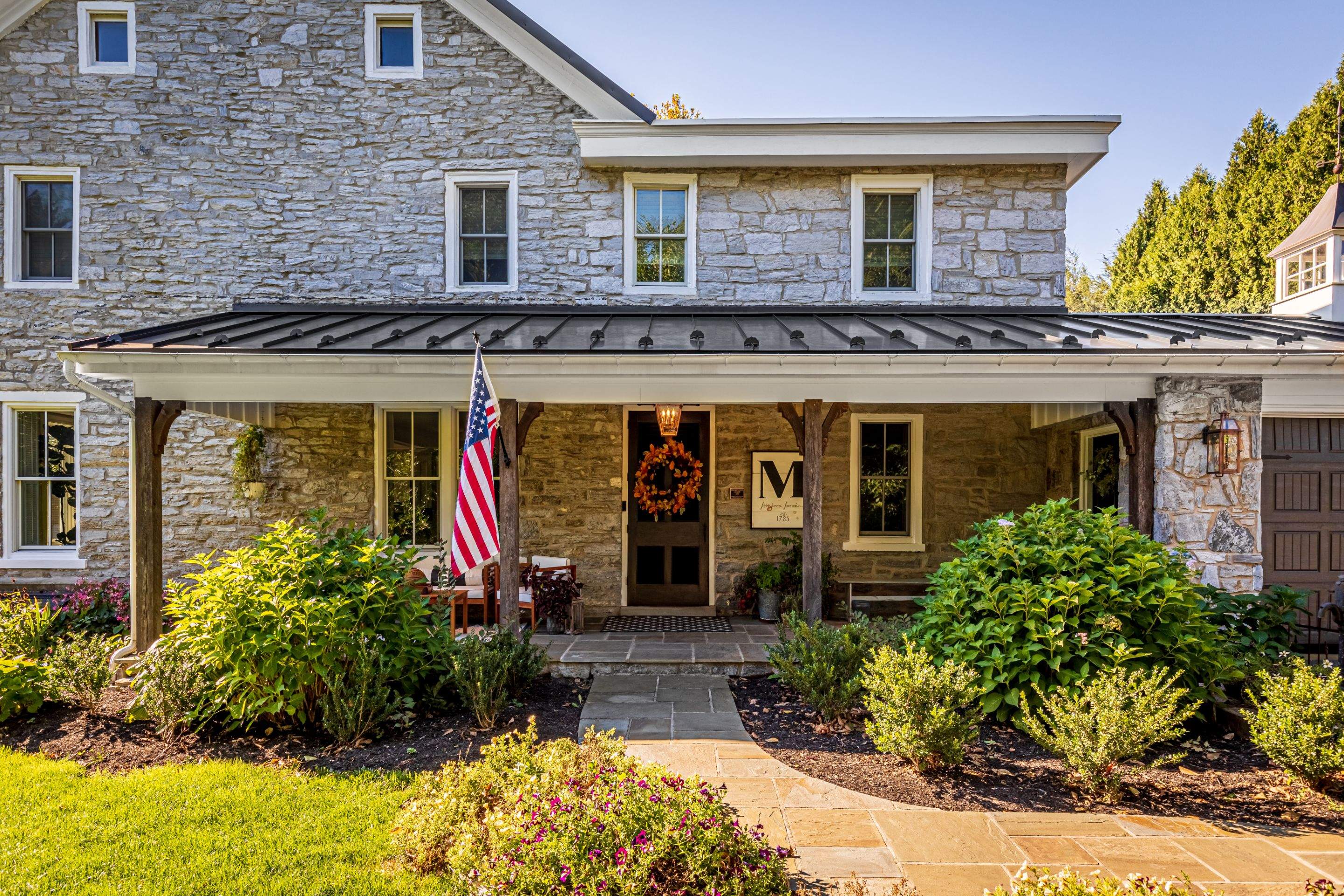 Metal Roof-black by Esh Builders