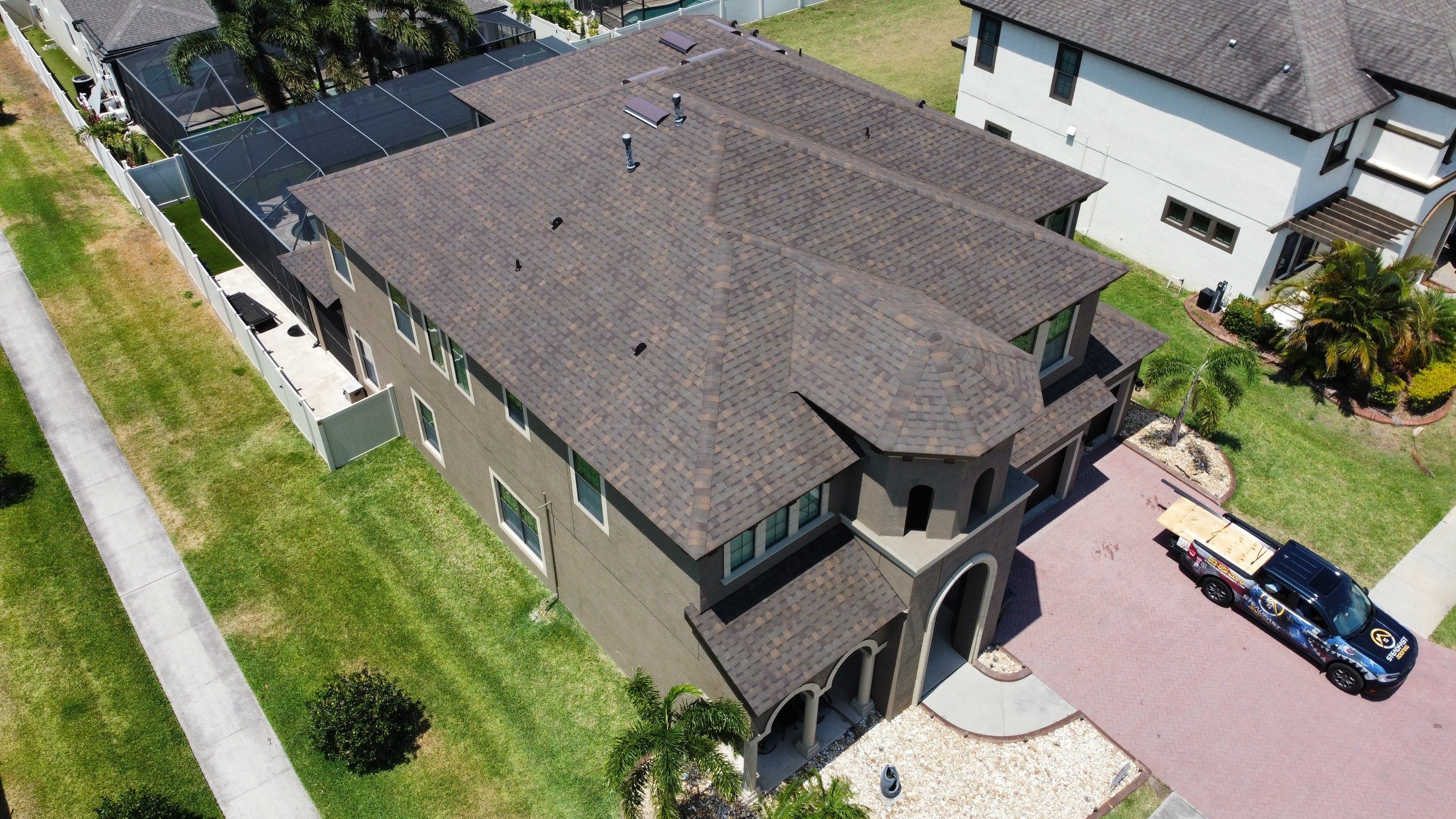 Roof Replacement in Brandon, FL. by Steadfast Roofing