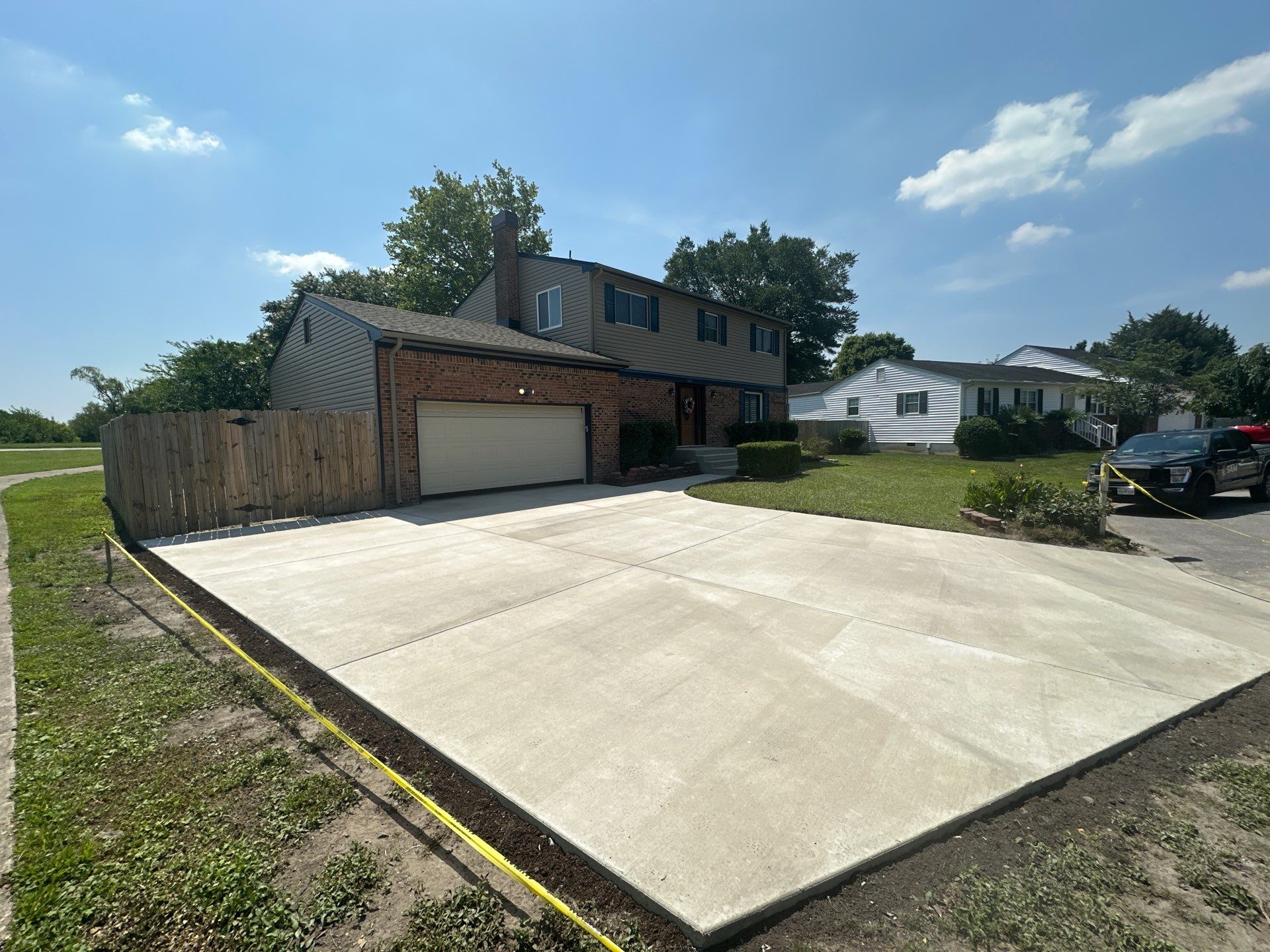 Project in Virginia Beach by Sam The Concrete Man Virginia Beach