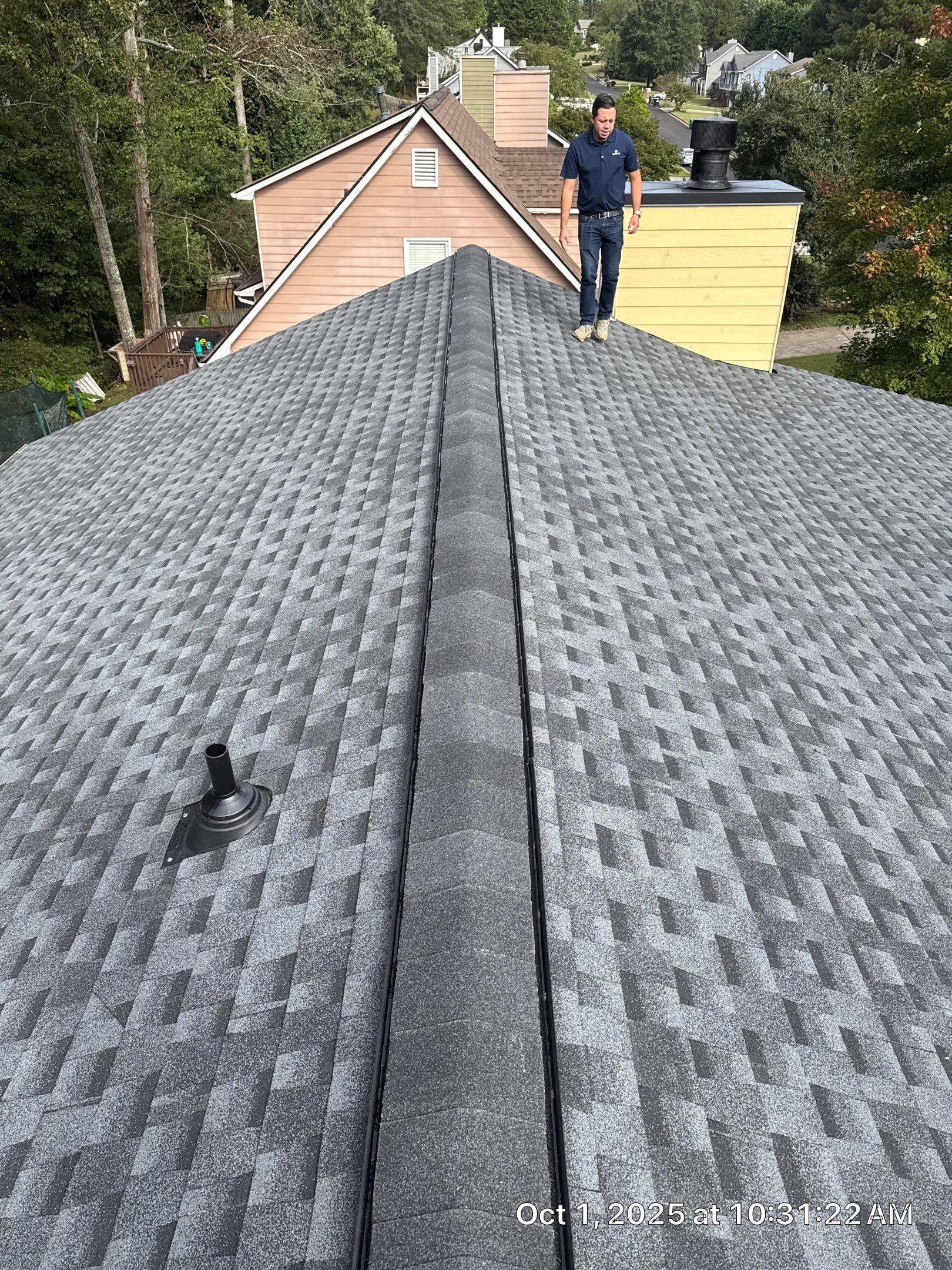 Sugar Hill, GA Roof Replacement GAF Timberline HDZ Charcoal by Reset Roofing