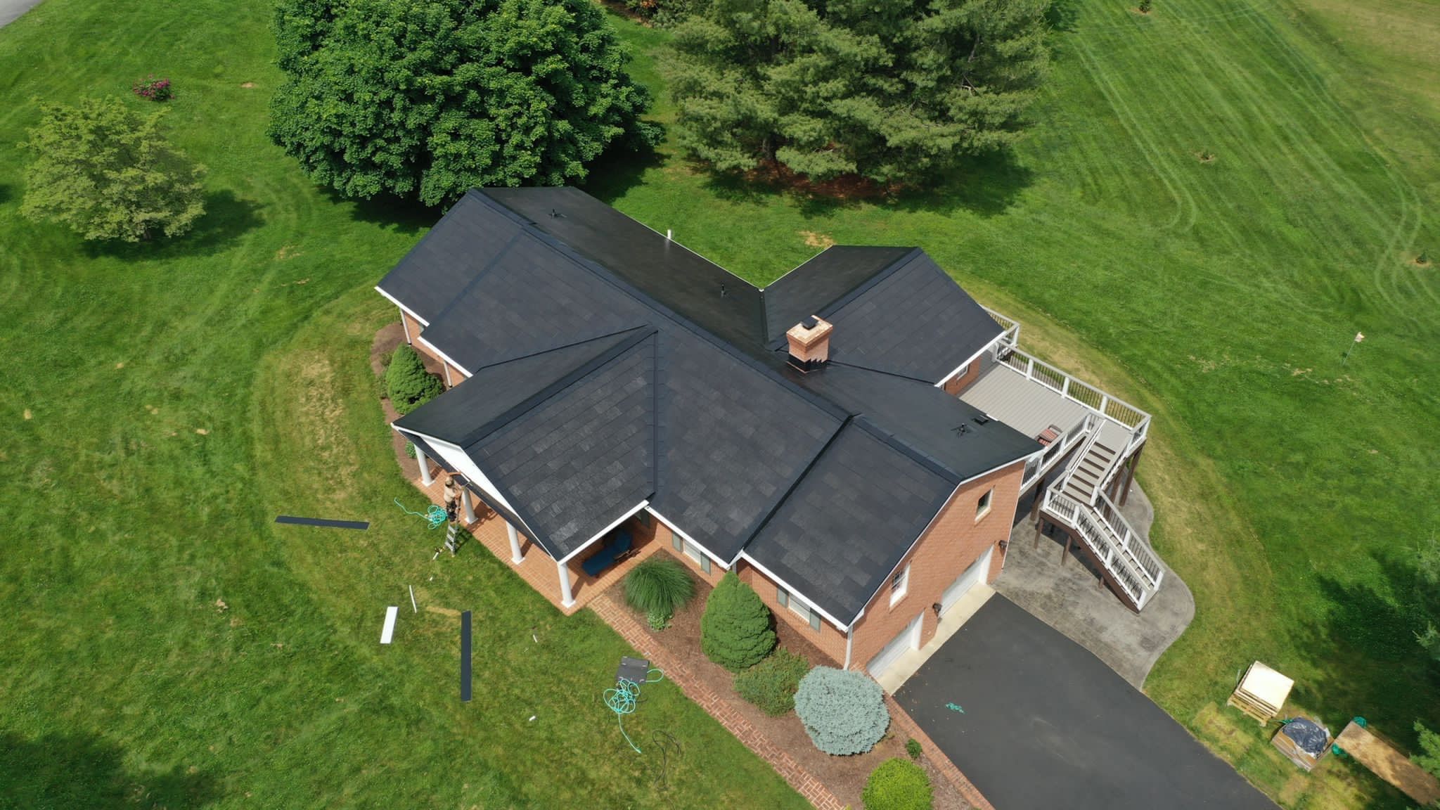Tesla Solar Roof Installation by American Home Contractors