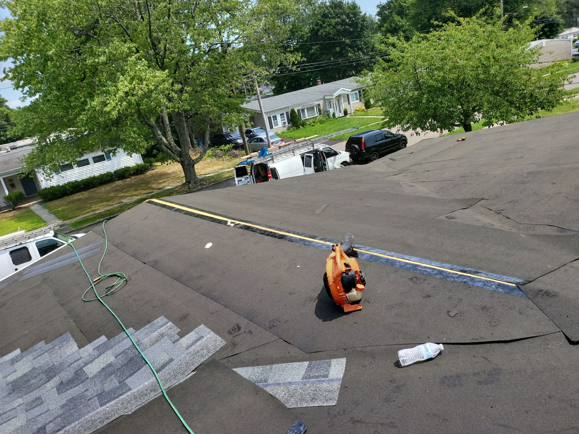 Residential Roofing Installation using Owens Corning TruDefinition Duration AR - Estate Gray by A Plus Exterior