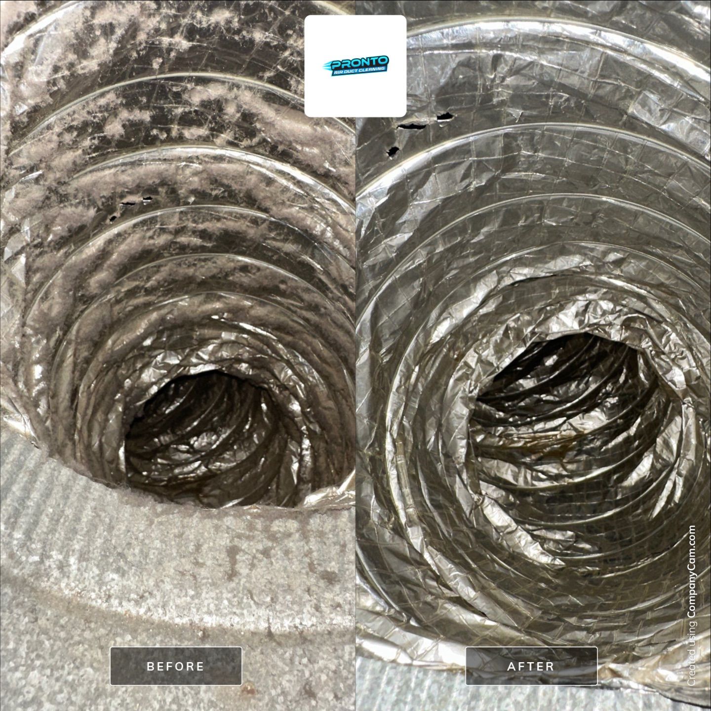 HVAC Duct Cleaning + Dryer Vent Clogged by Pronto Air Duct Cleaning