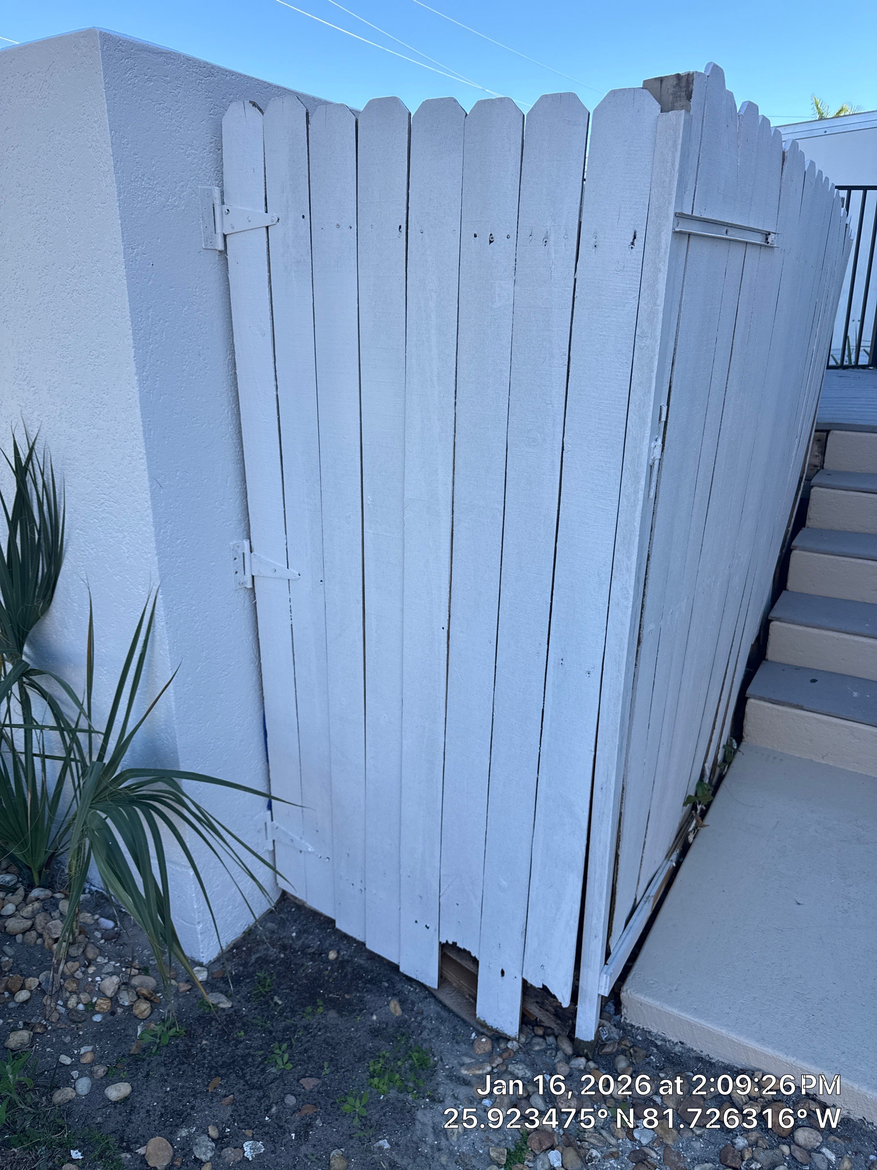 Garbage Enclosure Replacement in Marco Island by True Fence LLC