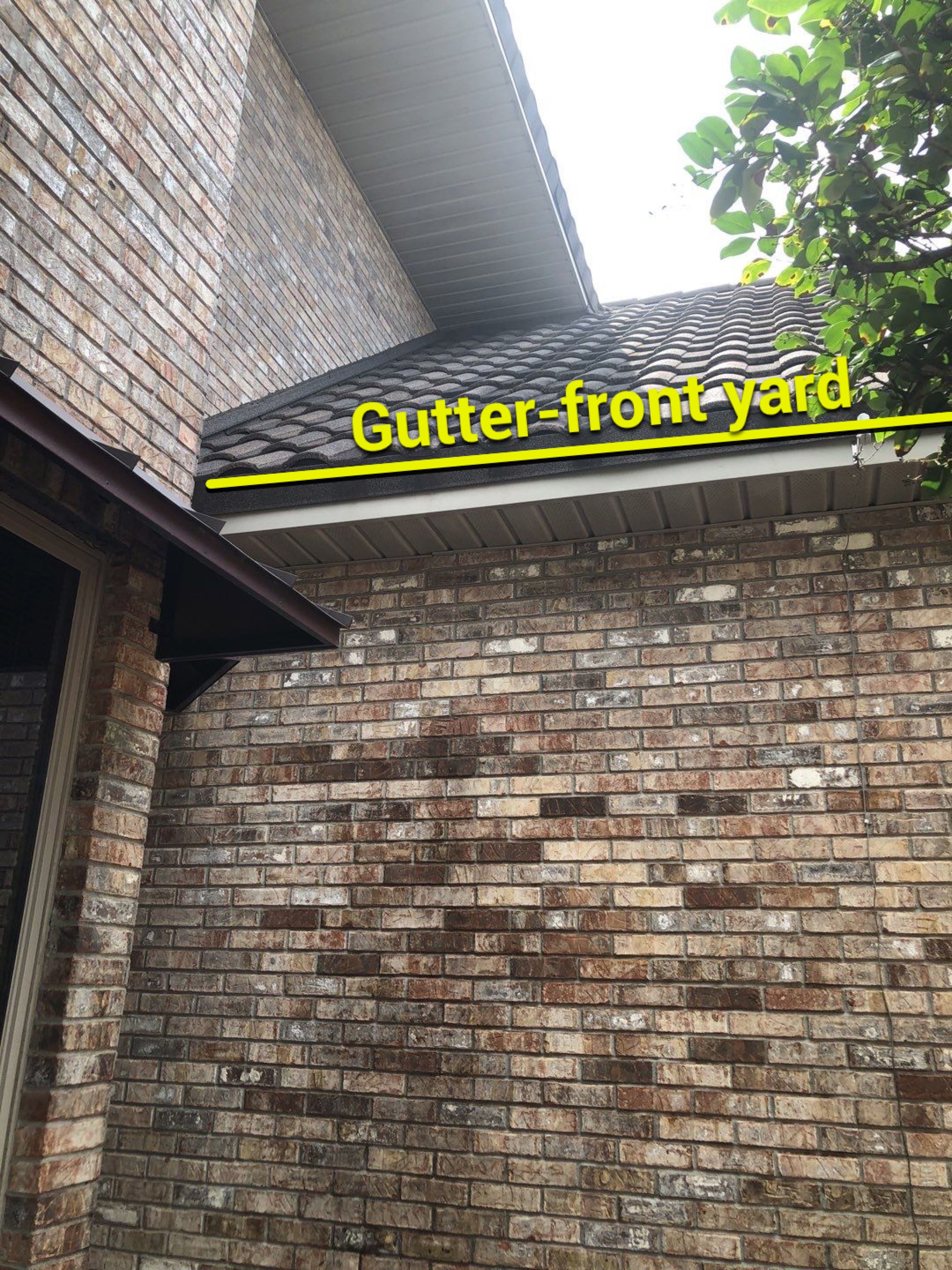 Seamless Gutter Installation with Wicker Color K-Style Gutters and LeafBlaster Pro Mesh Gutter Guards by Gutter Professors
