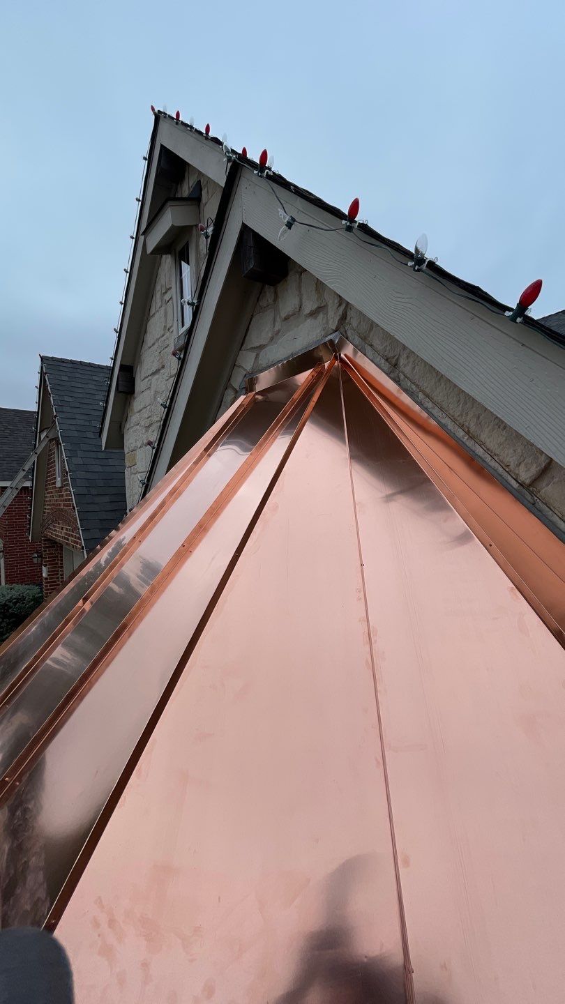 Copper Bay window by Springtree Restoration 