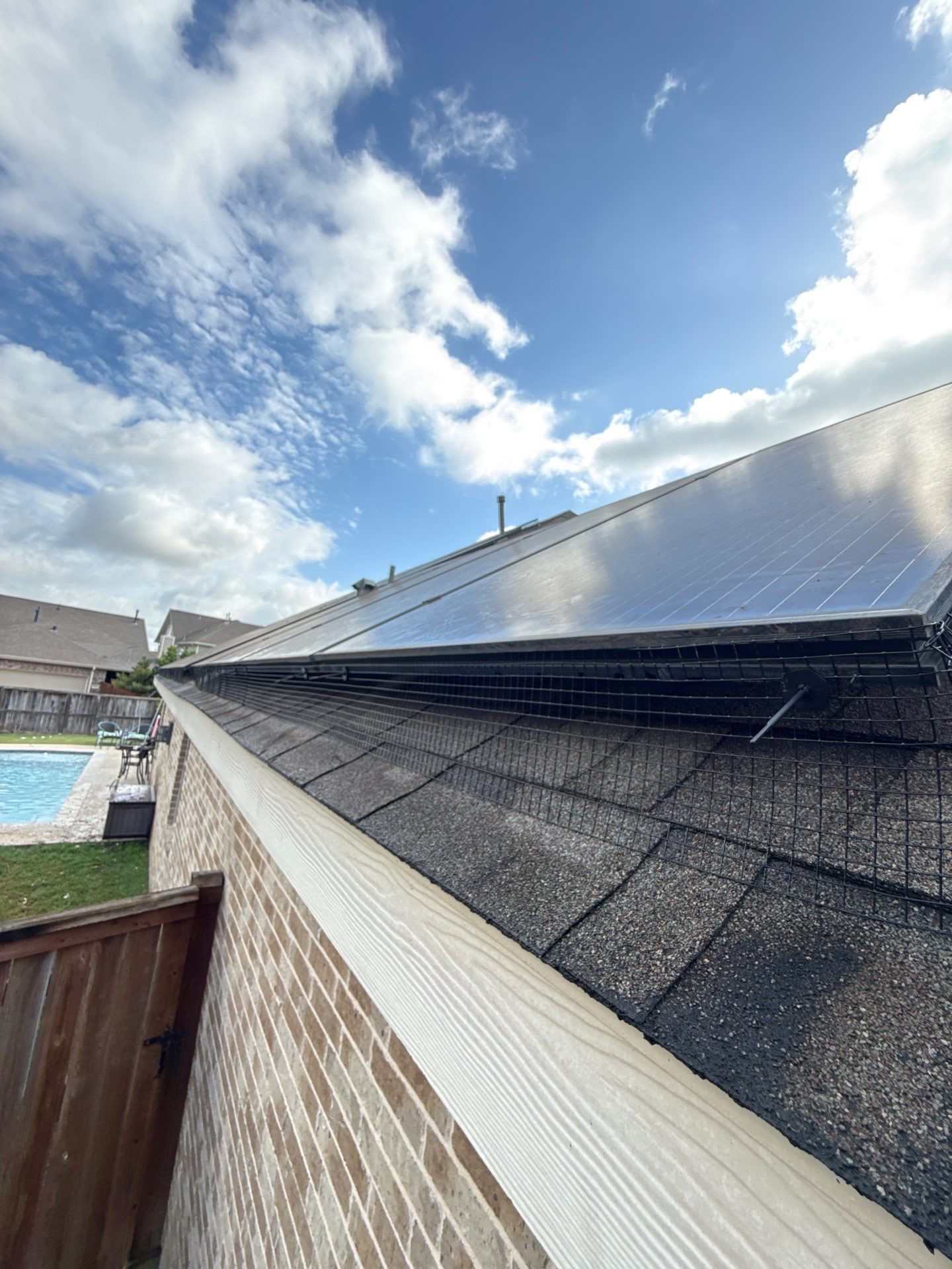 Solar Panel Cleaning and Critter Guard Installation in Cypress by Zeal Power Washing