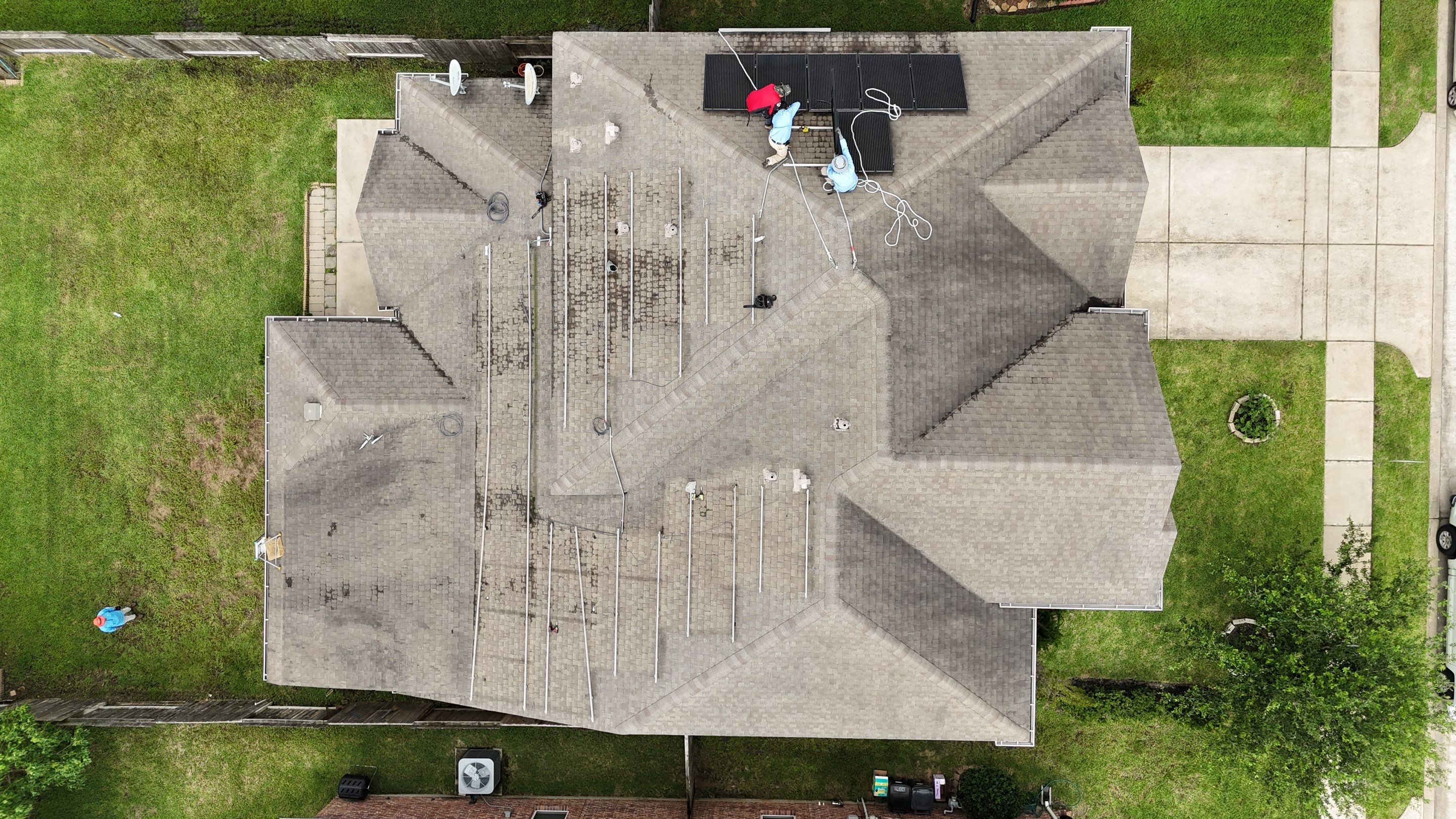 Residential Roofing Installation using IKO Dynasty by Core Four Roofing