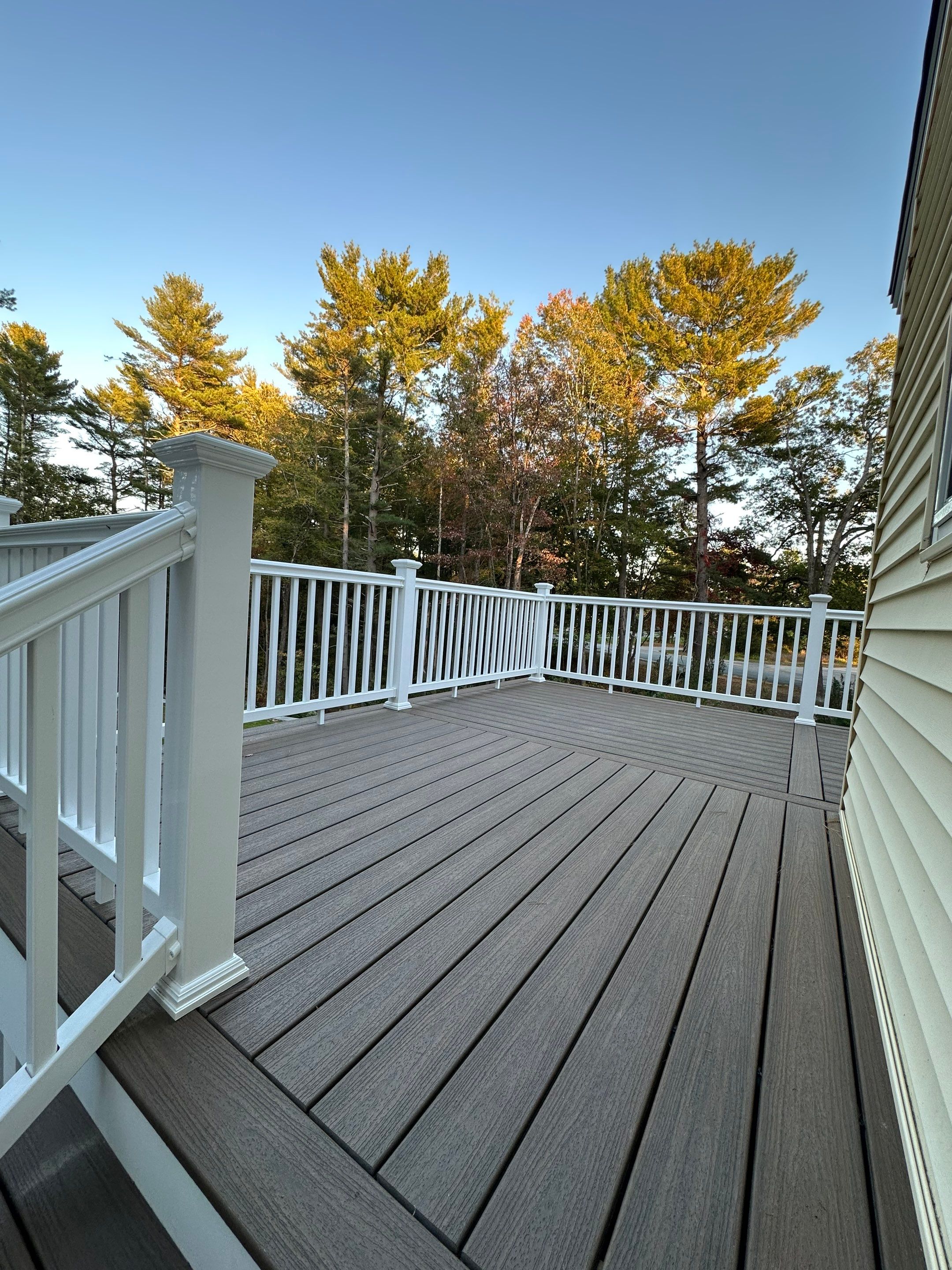 New Deck buit in Medfield MA by UBrothers Construction