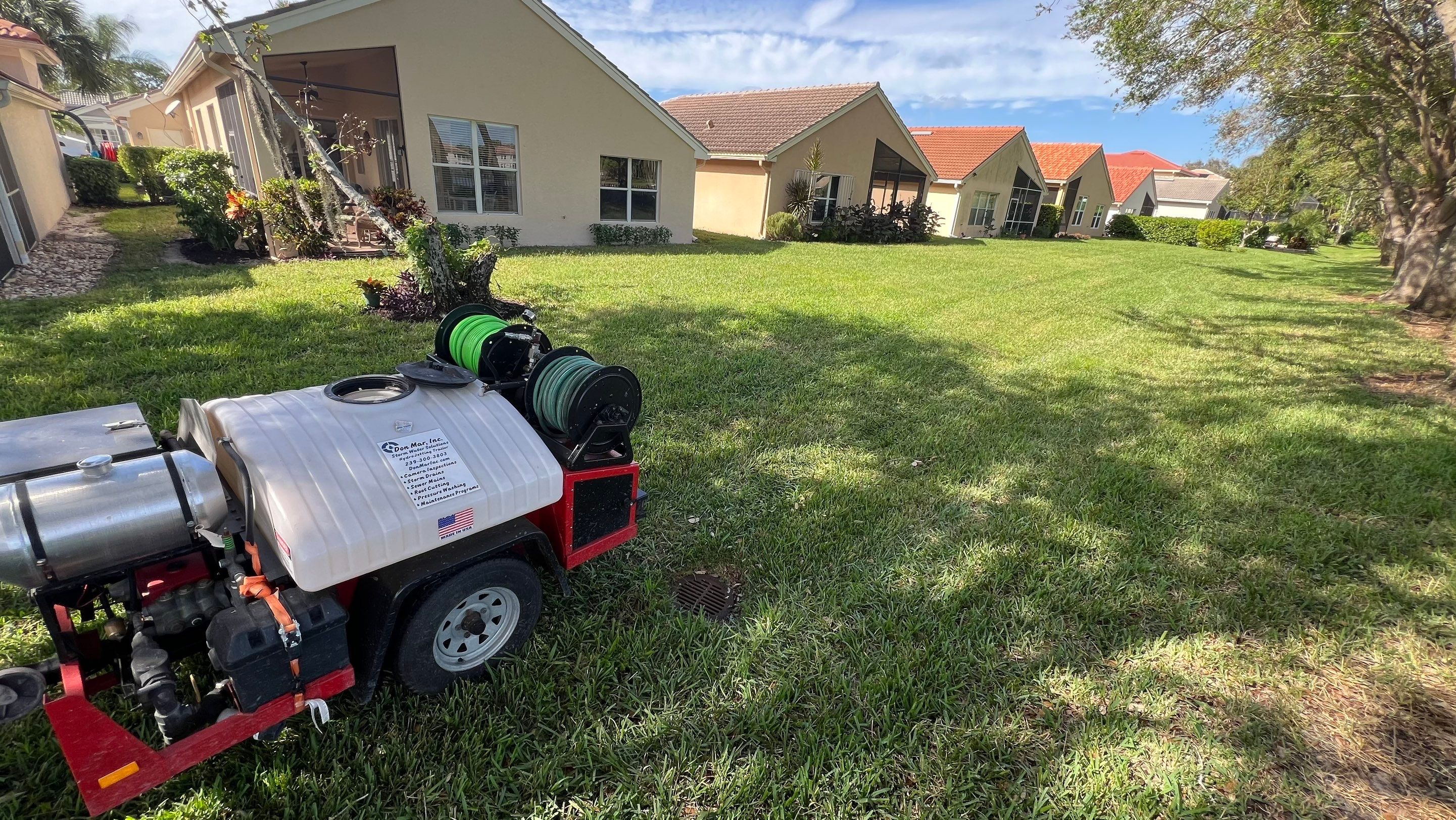 Community Stormwater System Catch Basin Cleaning by Don Mar, Inc. Storm Water Solutions
