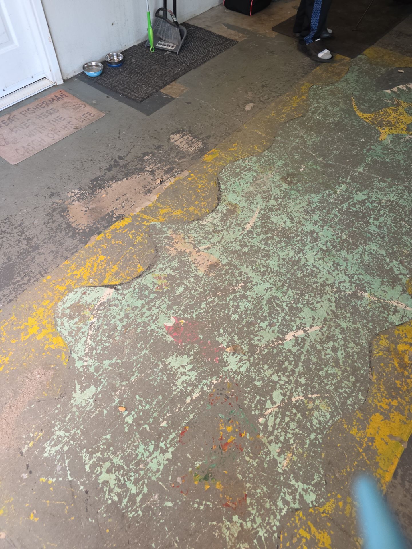 Custom Blue Metallic Epoxy Floor Coating for Atascadero Garage by MGP Coatings