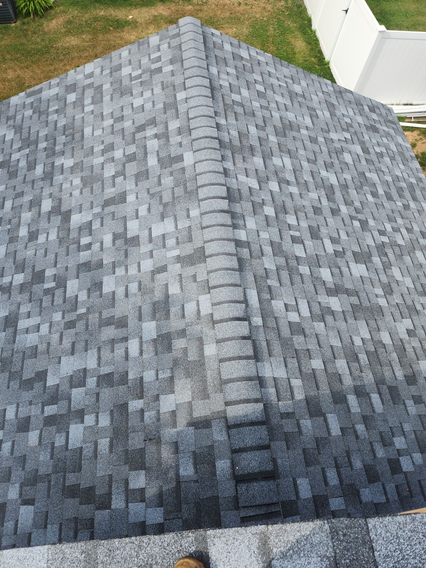 Residential Roofing Installation using Owens Corning TruDefinition Duration AR - Slatestone Gray by A Plus Exterior