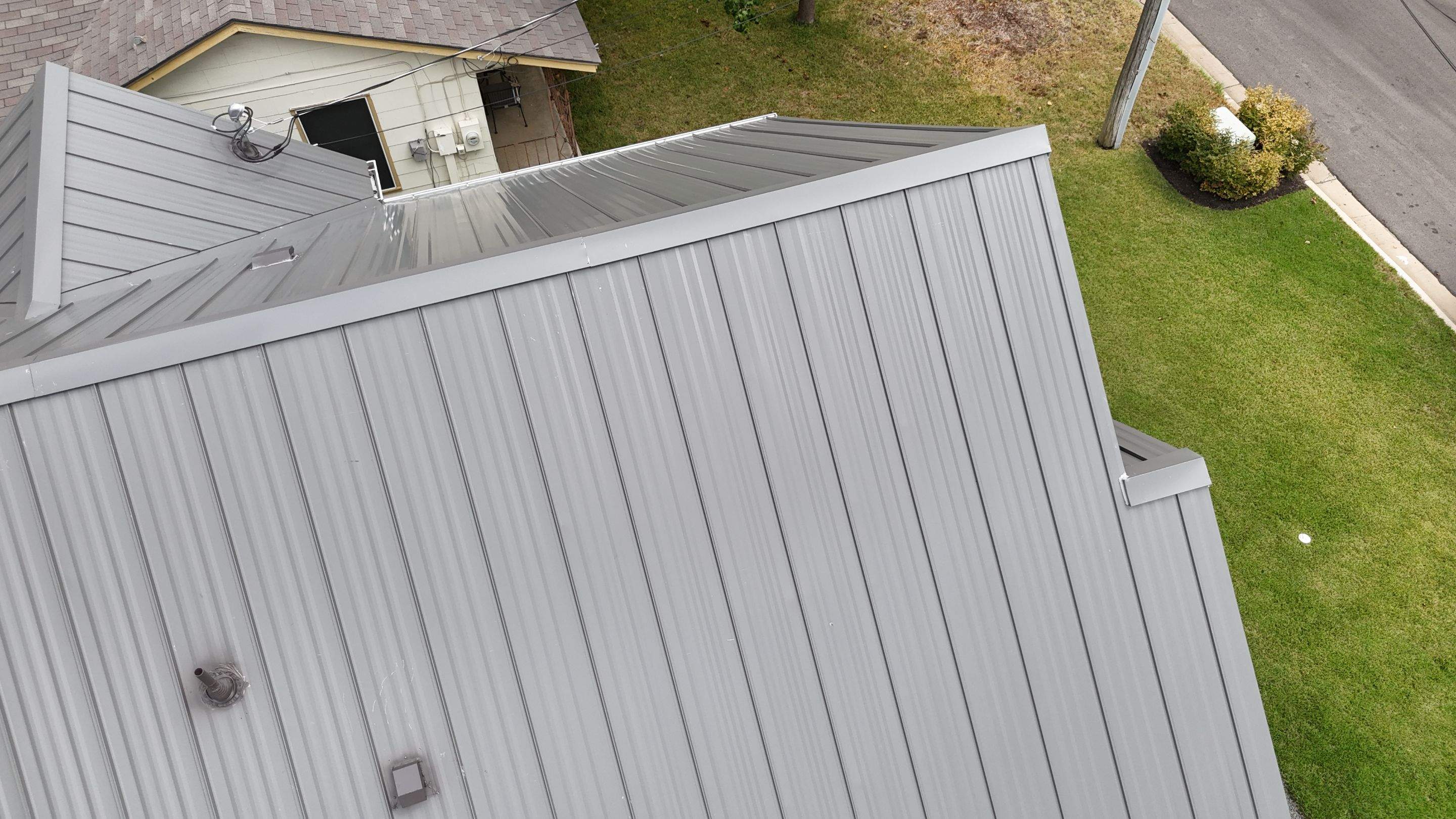 Charcoal Grey - L&A Metals LLC Type FF100, Hidden fastener/Standing Seam by RoofsOnly.com