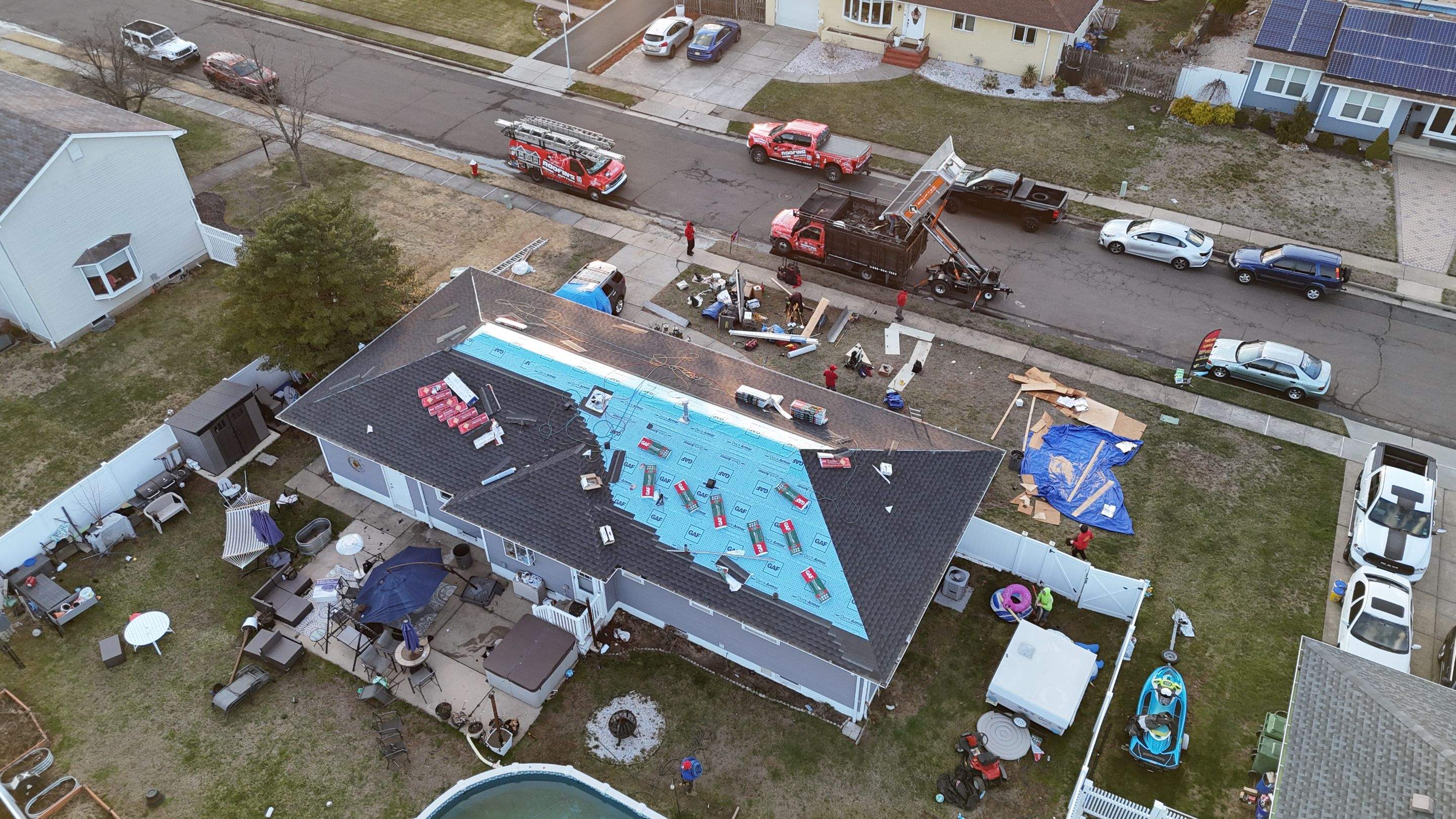 Roof Project in Sayreville, NJ by All State Home Improvement Inc.