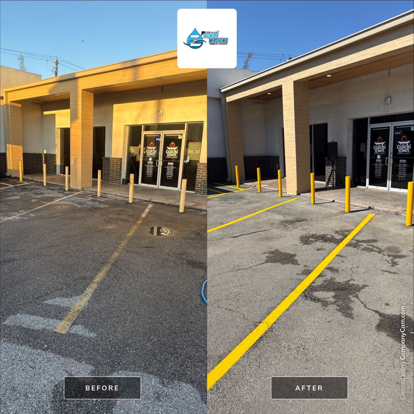 Commercial Parking Lot Striping and Safety Marking Installation in Houston by Zeal Power Washing
