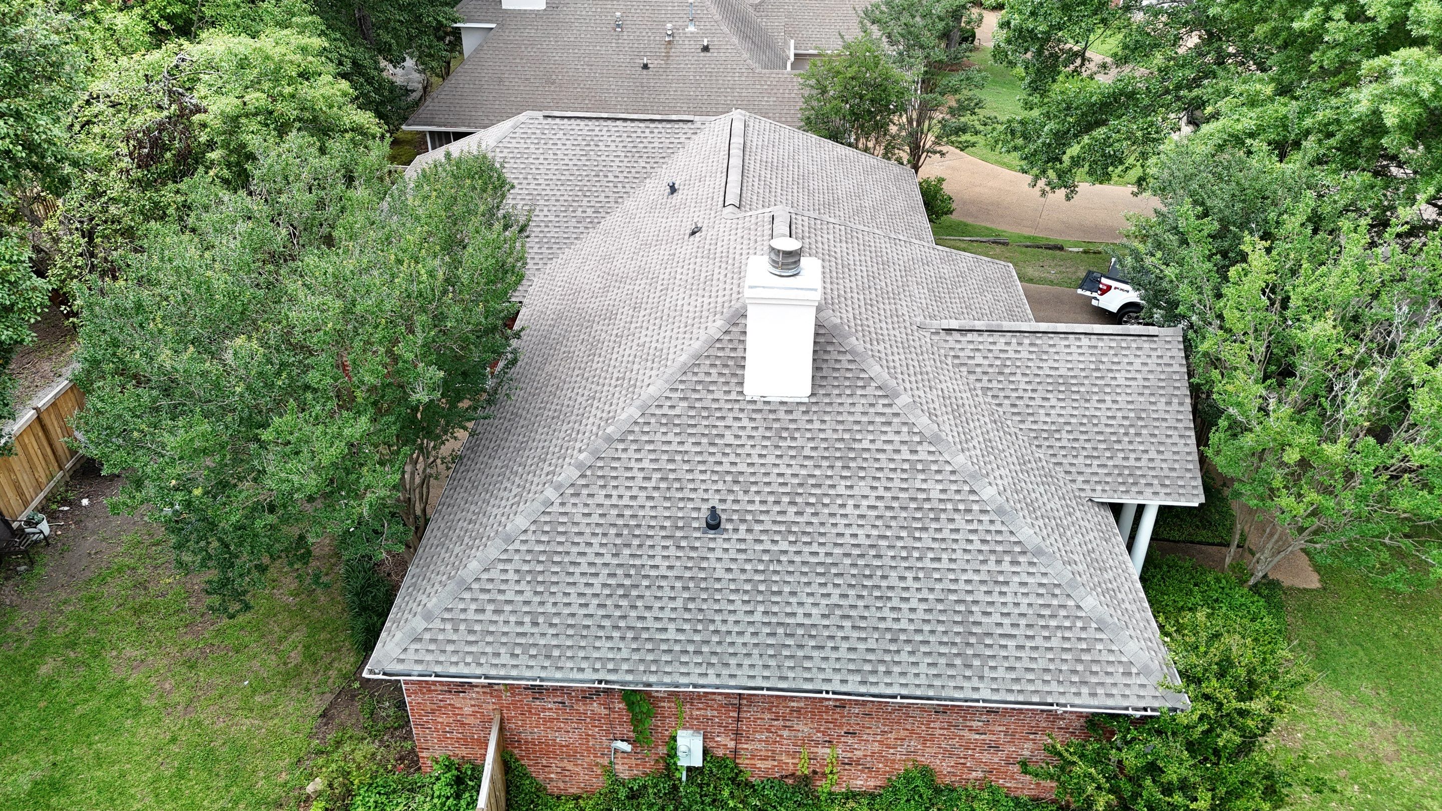 GAF 50-Year Weathered Wood  by Roberson Construction LLC