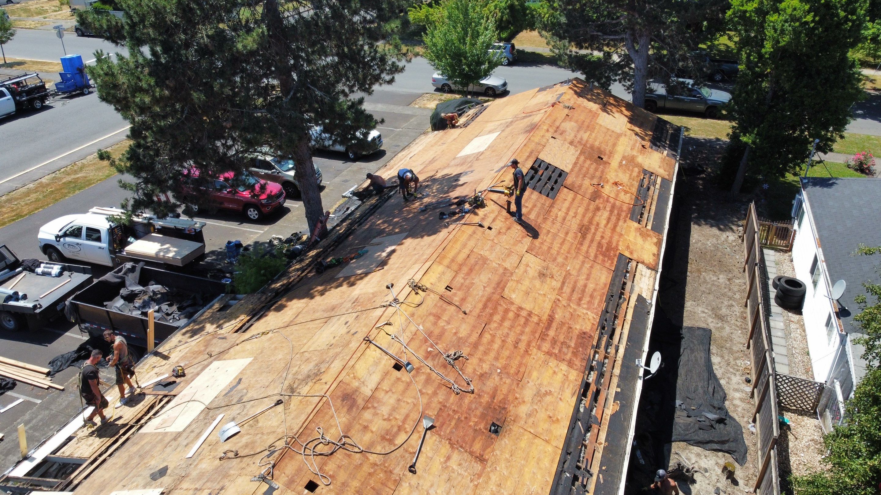 Residential Roofing Installation using IKO Dynasty (Color: Brownstone) by Orezona Building & Roofing Company, Inc.