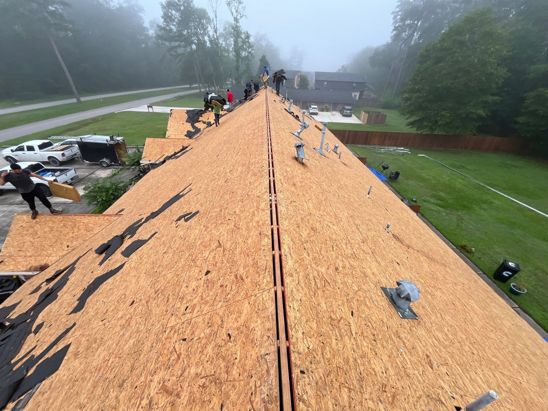 Commercial Roofing Installation using Malarkey Vista Impact Resistant by Roof Concepts Construction