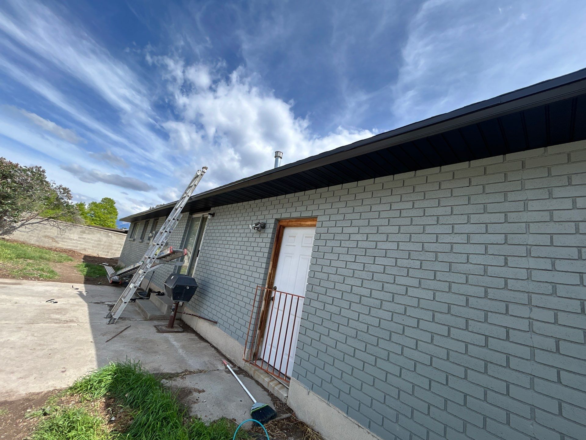 Project in Taylorsville by Master Rain Gutters.