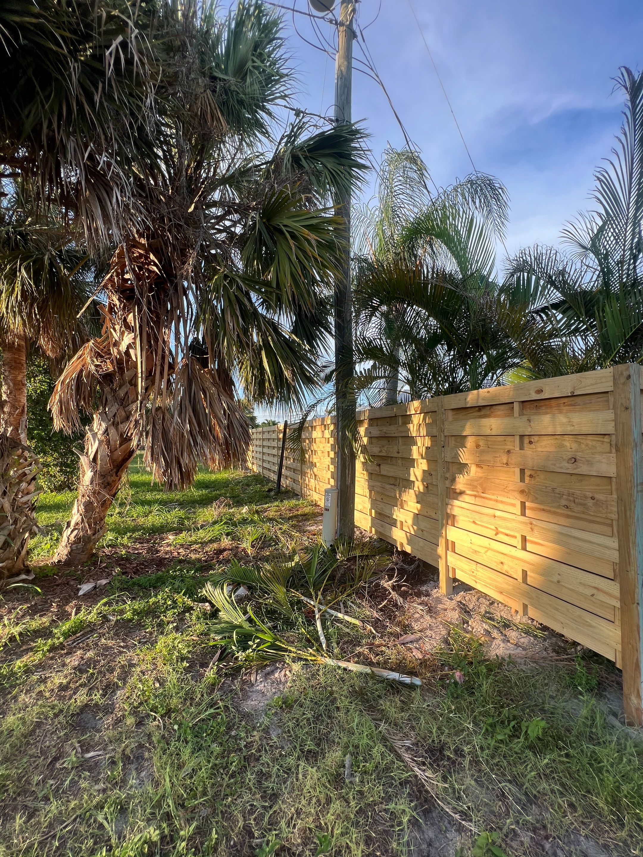Wood Fence Installation using Horizontal Shadowbox Wood Privacy Fence by Asap fence and gates, LLC