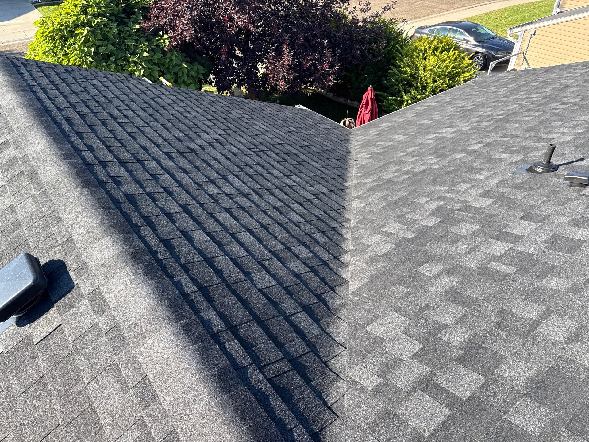 Middleton Residential Roof Replacement With Gray Architectural Asphalt Shingles by Olive Roofing