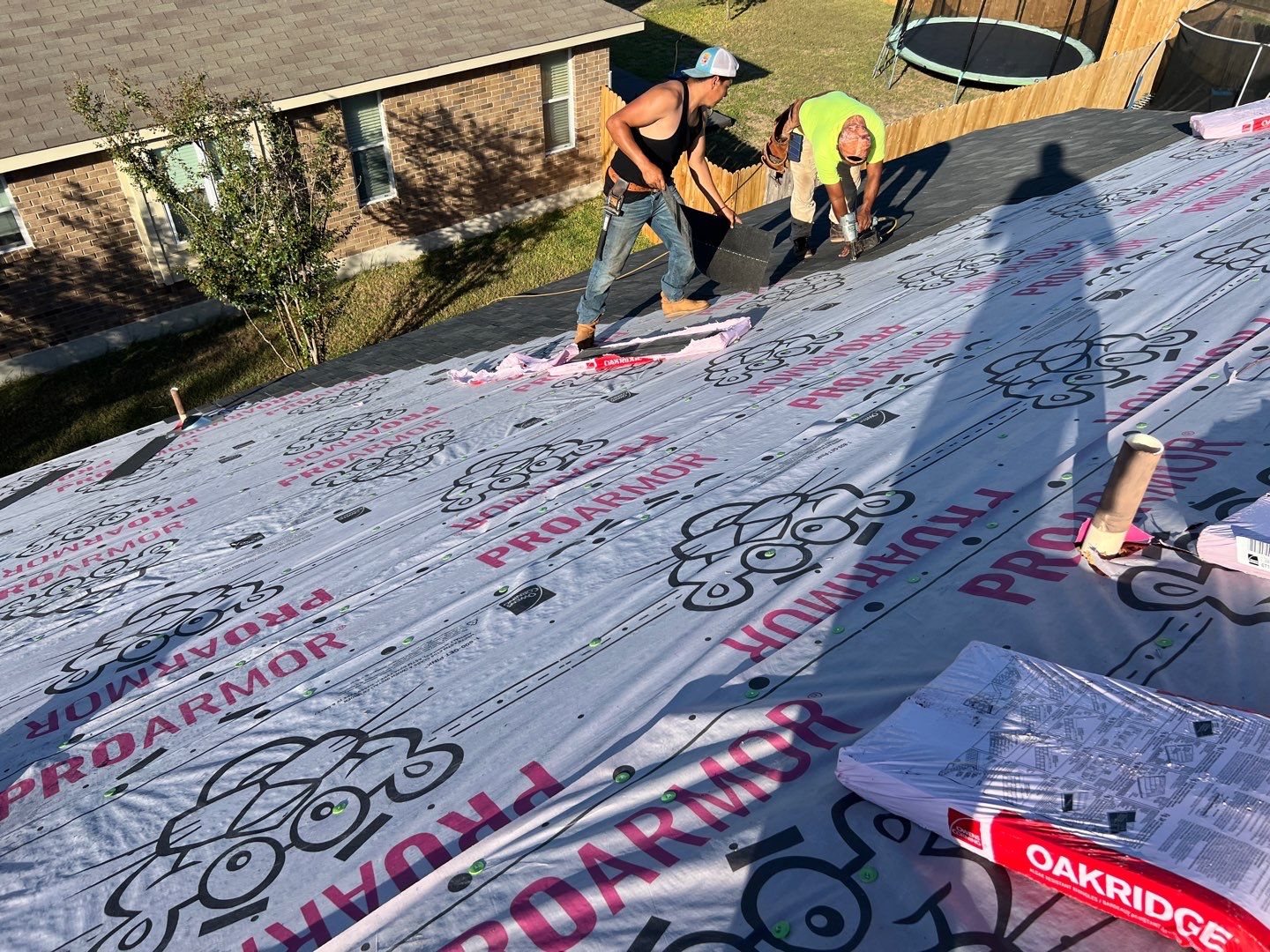 Full Asphalt Shingle Roof Replacement in Hutto by Caliber Restoration LLC