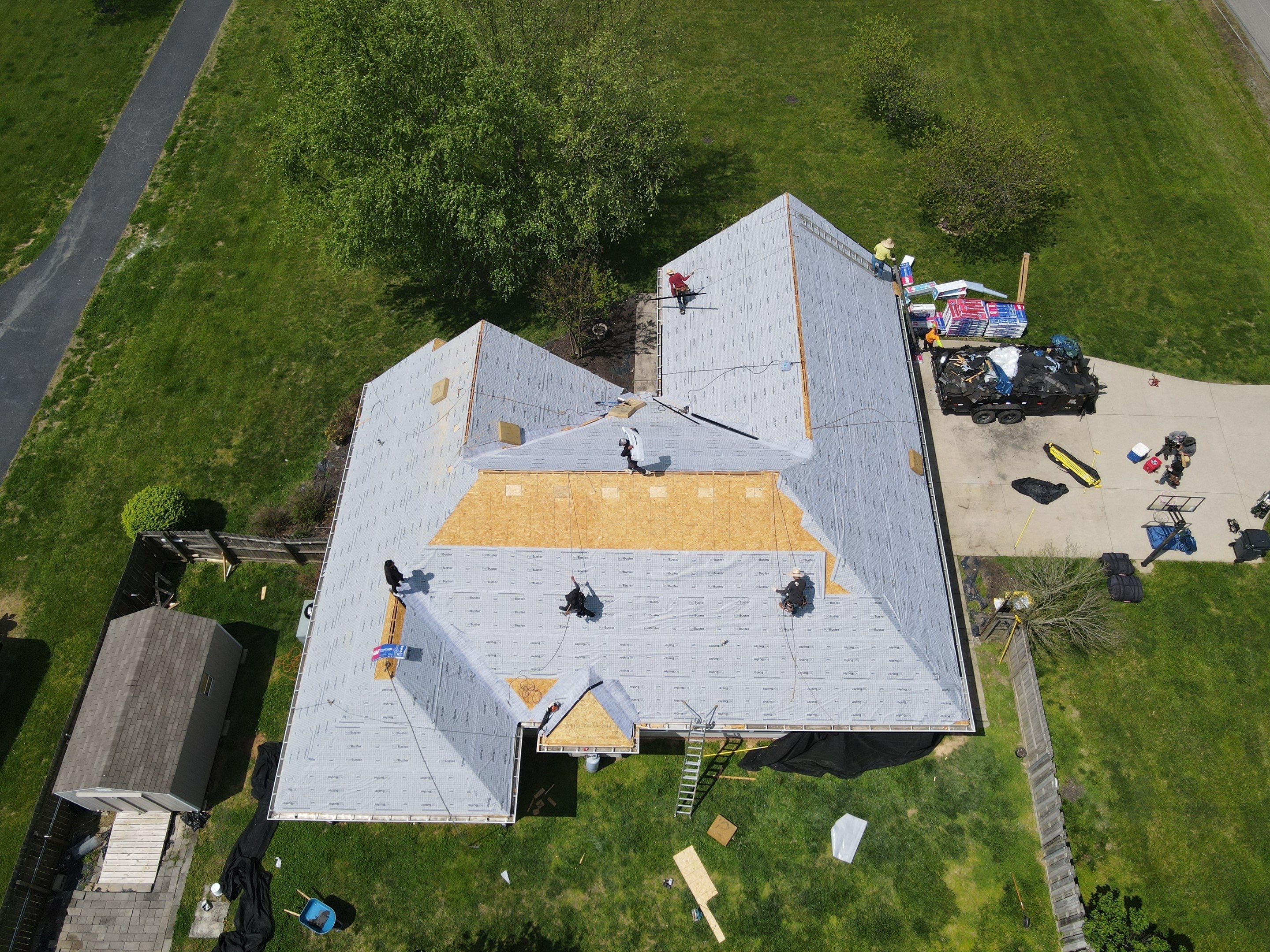 Residential Roofing Installation using GAF HDZ Roofing System  by Undersun Roofing 
