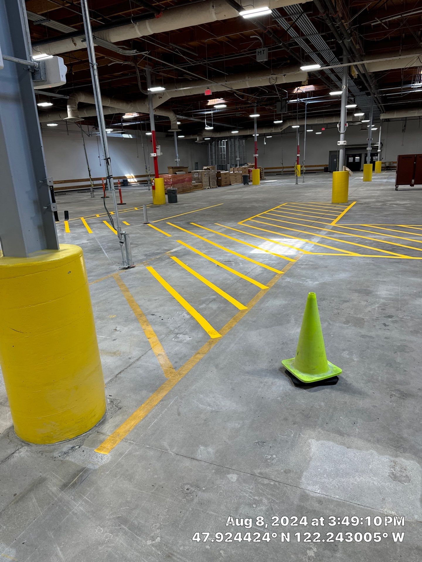 USPS Asphalt Patch Repair, Indoor Parking Lot Sandblast, Outdoor Parking Lot Sealcoating & Indoor/Outdoor Parking Lot Striping  by Jireh Asphalt & Concrete Inc 