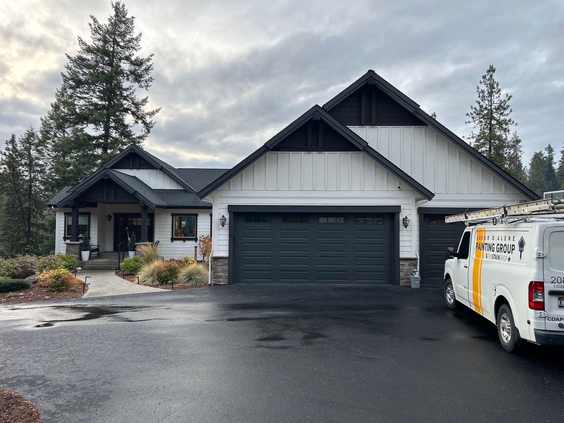 Beautiful Home On Avondale Lake by Coeur D Alene Painting Group