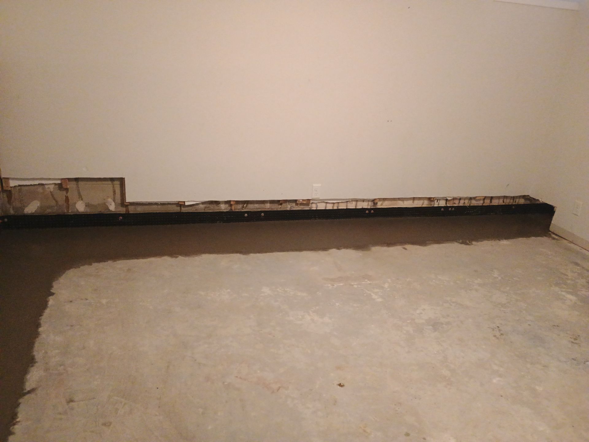 Drain tile for Kael in New Brighton by Waterproofing Northeast