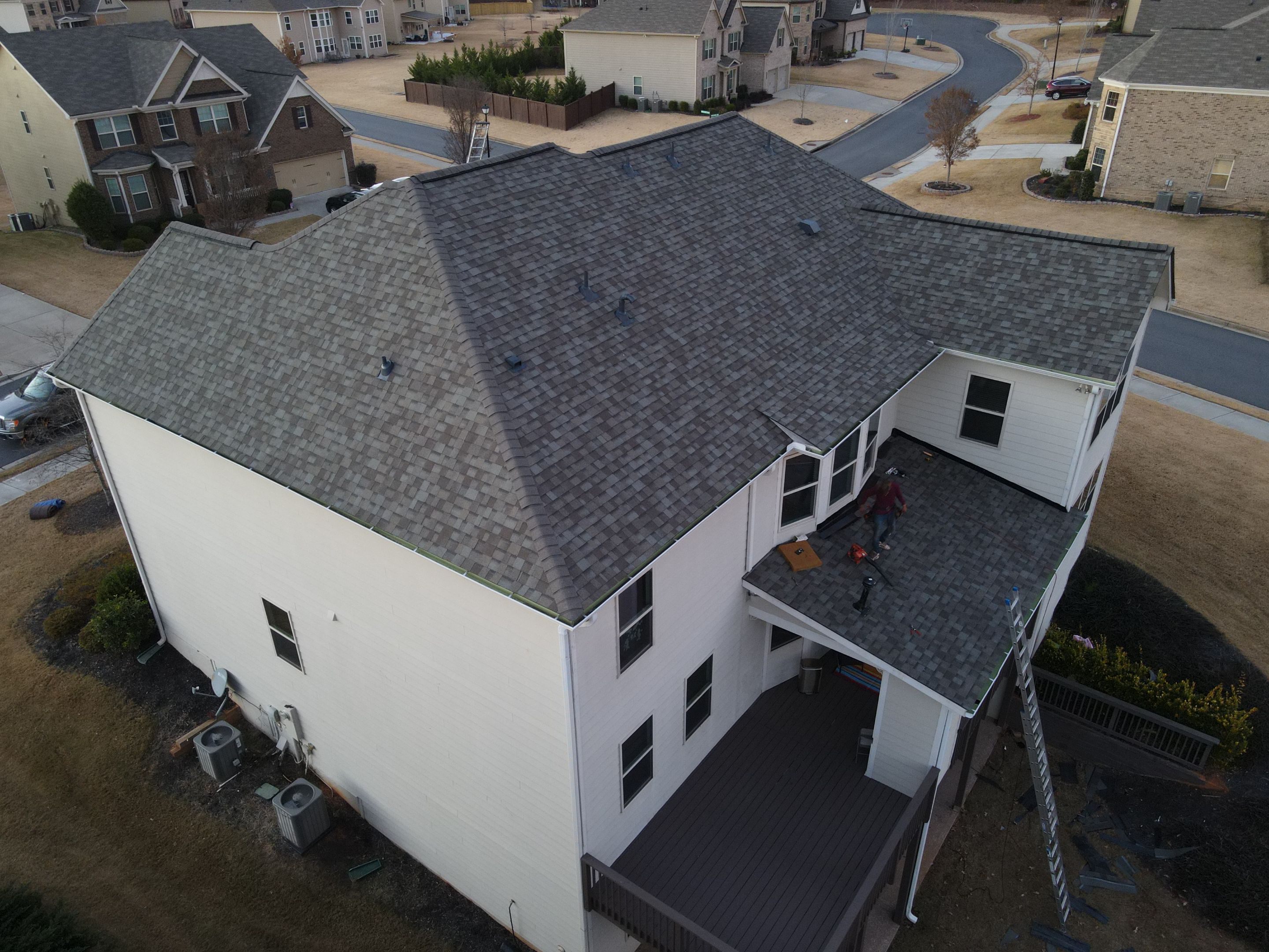 Residential Roofing Installation using Owens Corning by Inspector Roofing and Restoration