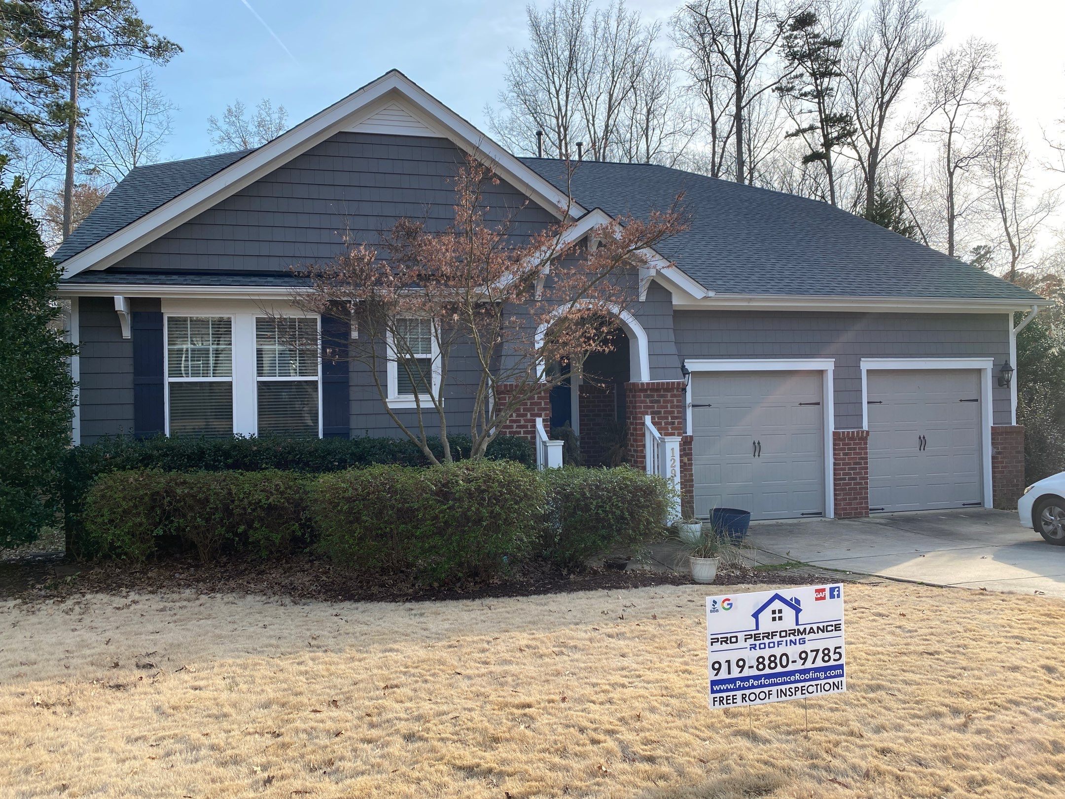 Roof Replacement - GAF Timberline HDZ Pewter Gray  by Pro Performance Roofing